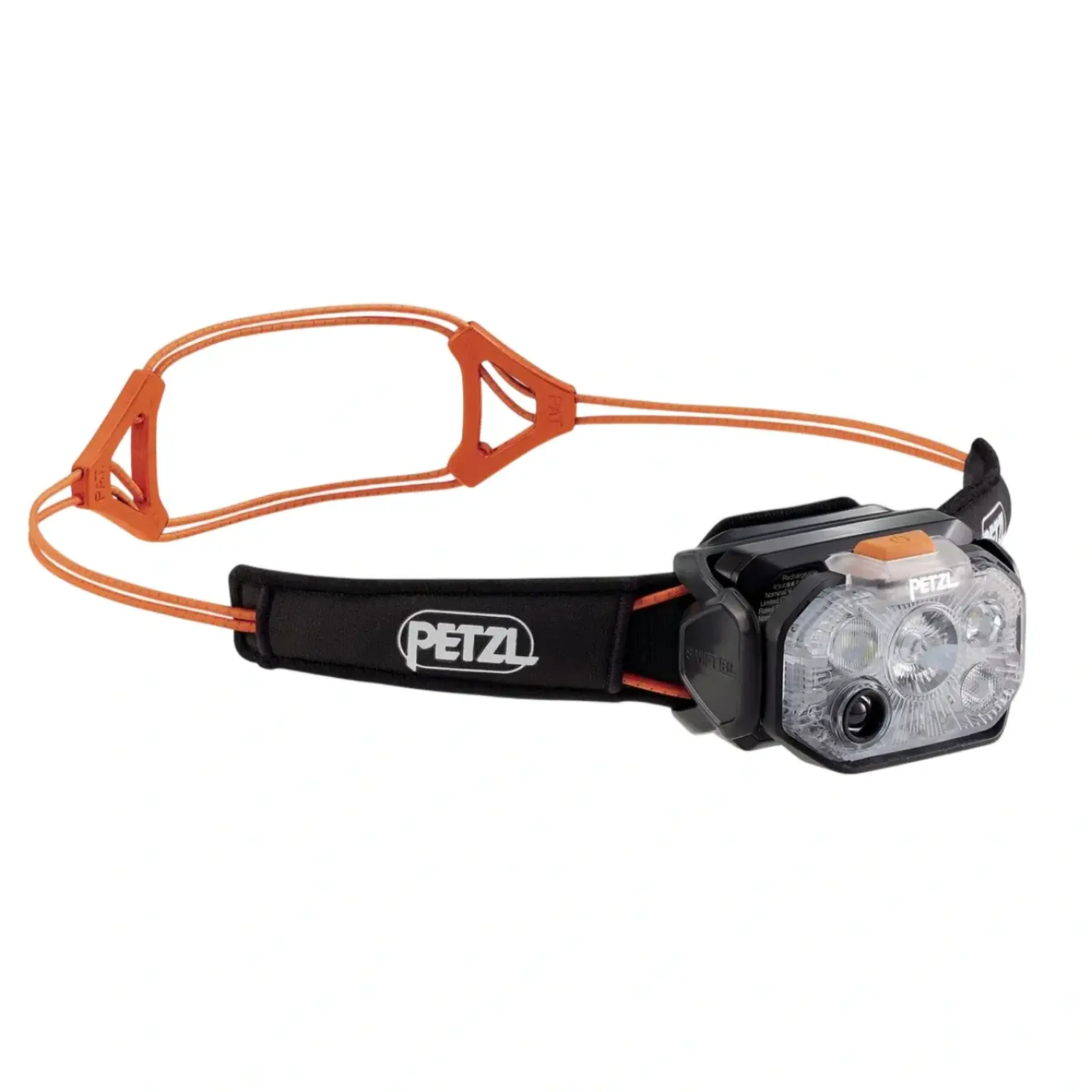Lanternă frontală Petzl Swift RL black/orange
