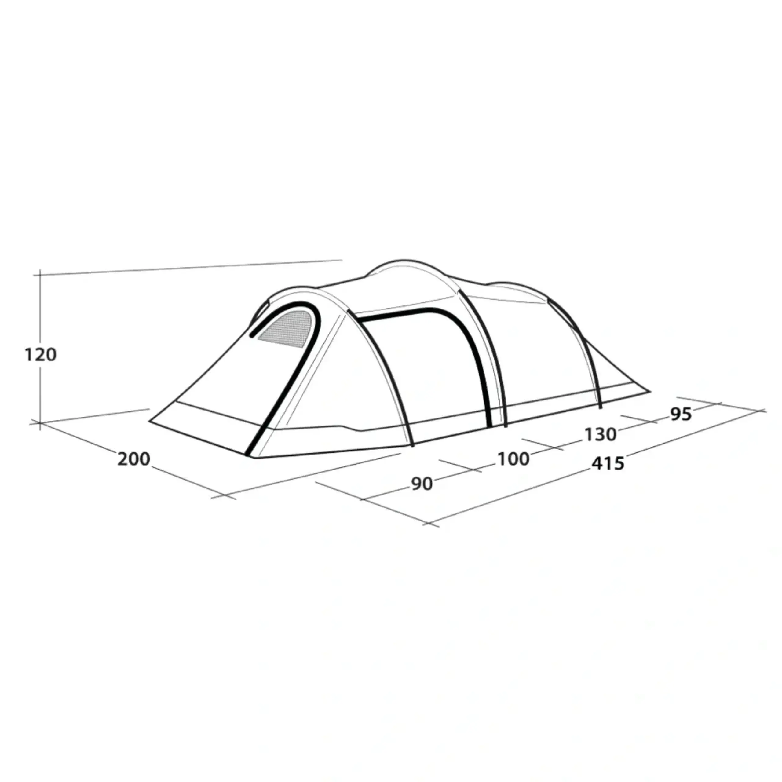 Cort Outwell Tent Earth 3 Plus