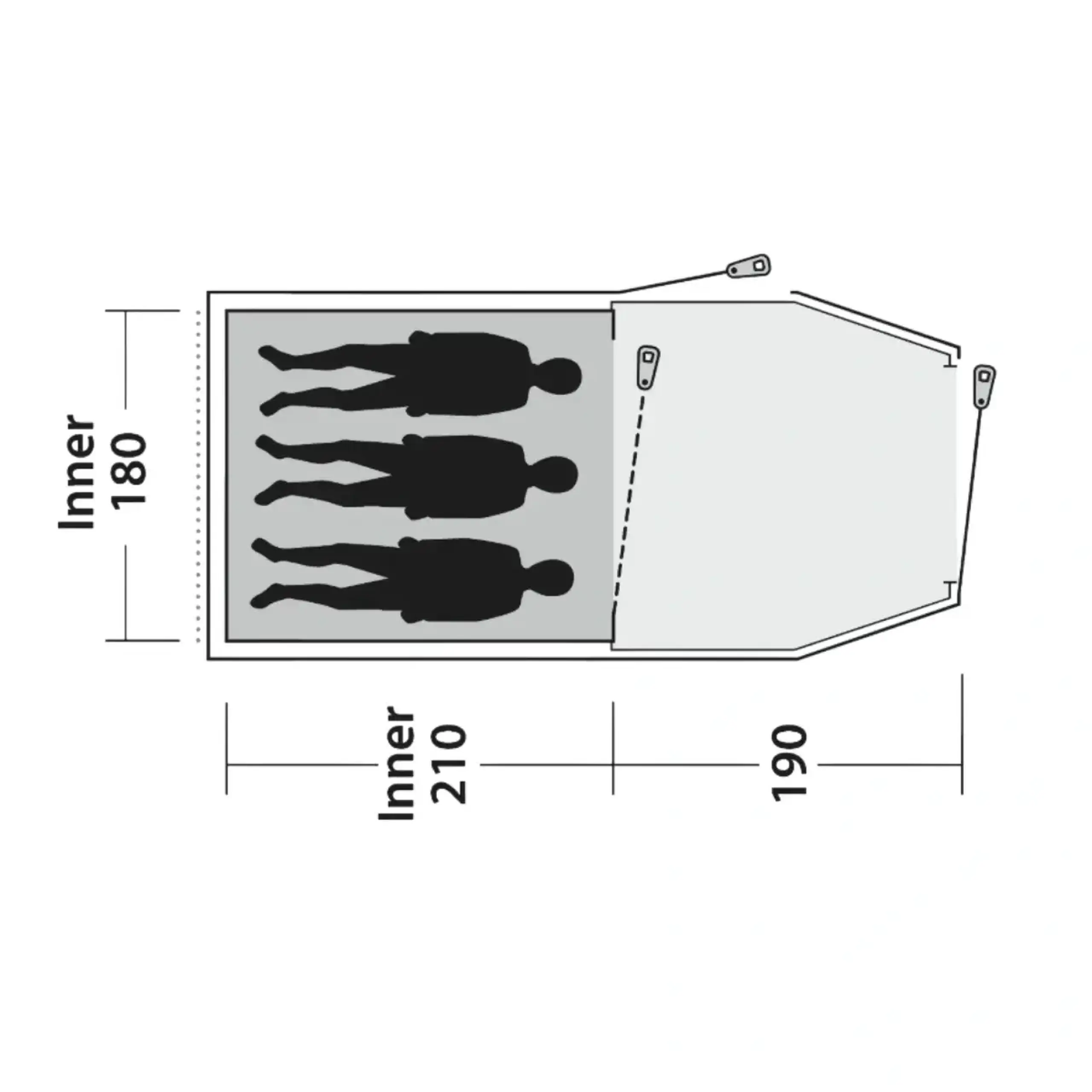 Cort Outwell Tent Earth 3 Plus