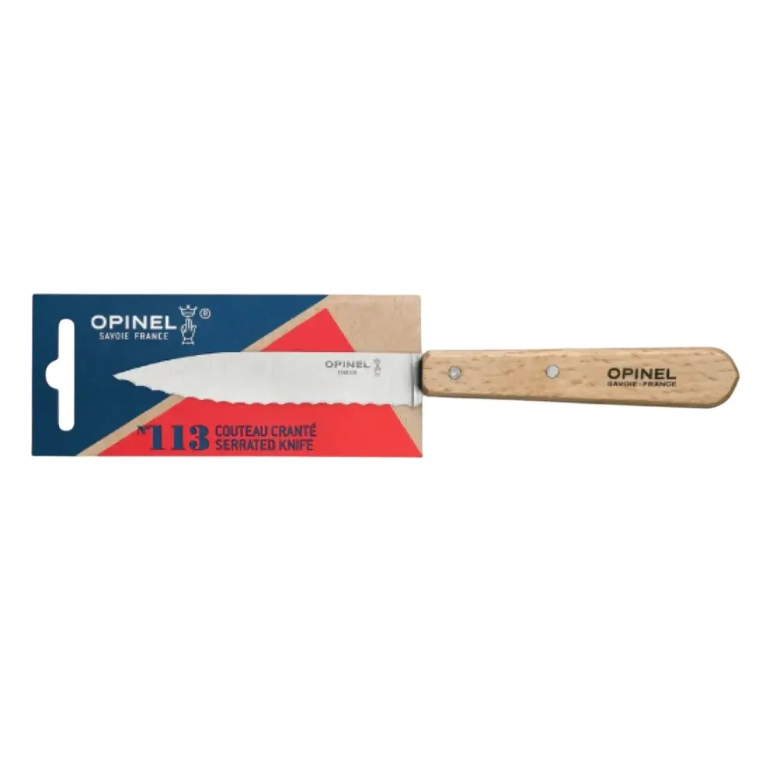 Cuțit Opinel №113 Serrated Beech