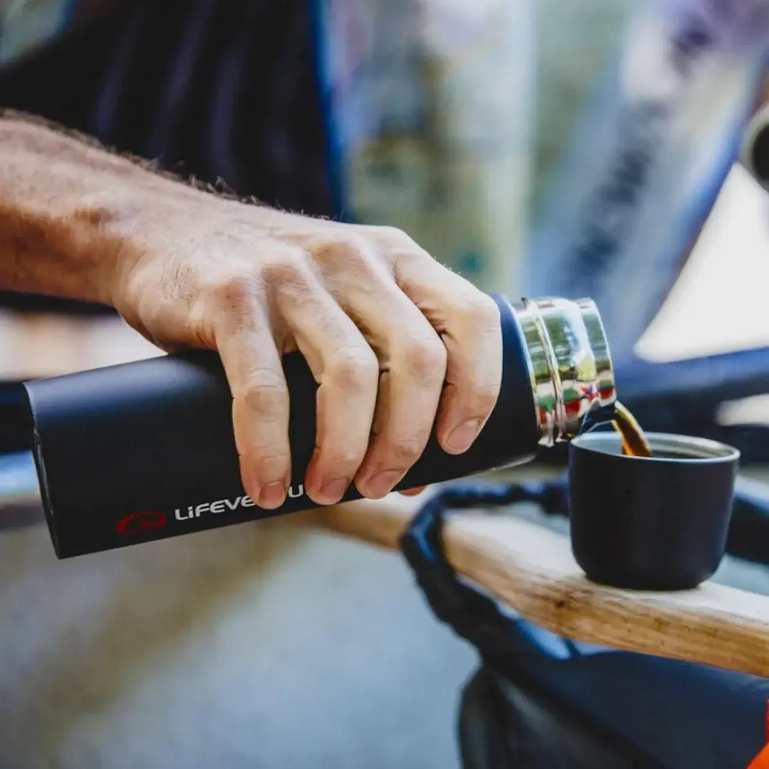 Termos Lifeventure Vacuum Flask 300 Dark Grey