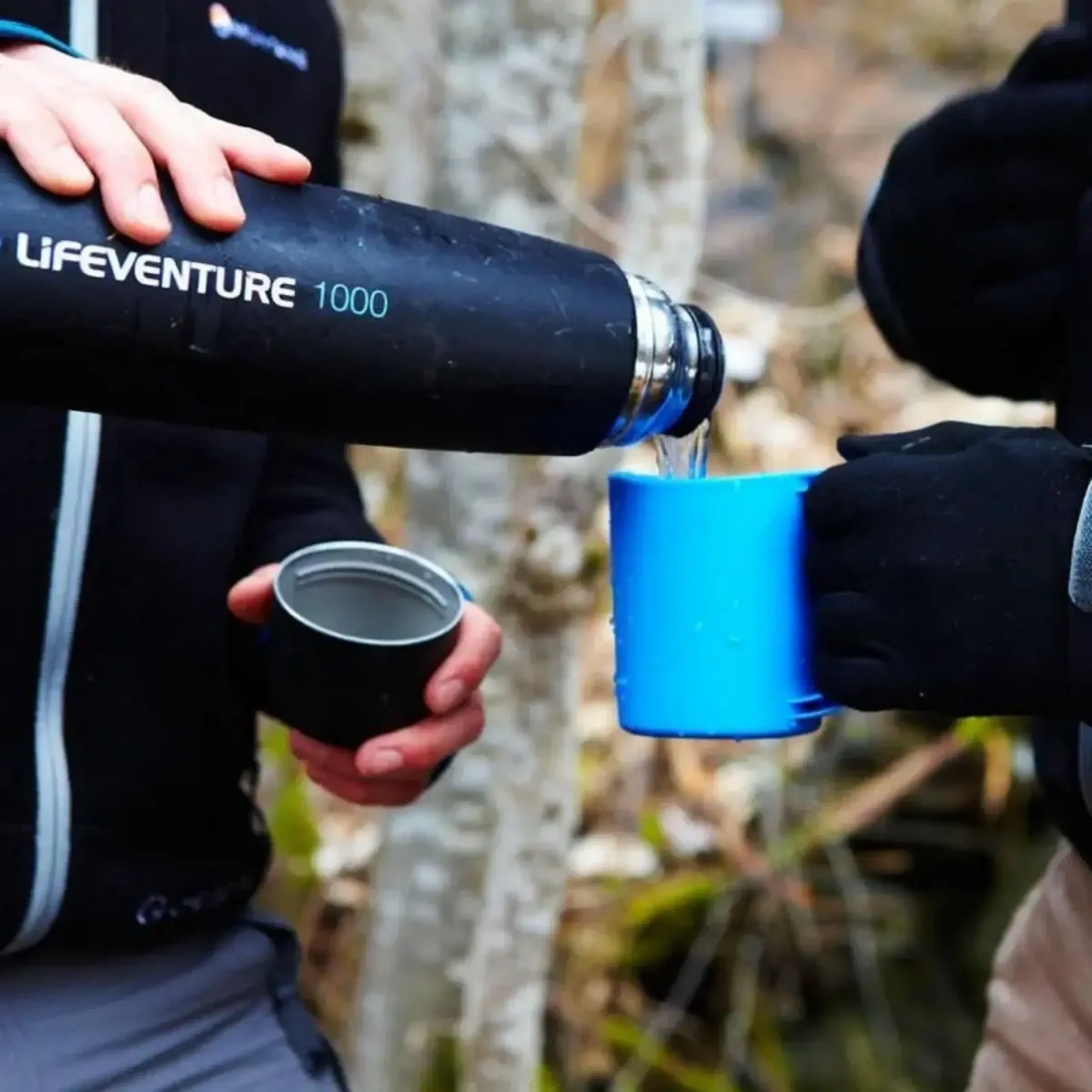 Termos Lifeventure Vacuum Flask 1000 Dark Grey