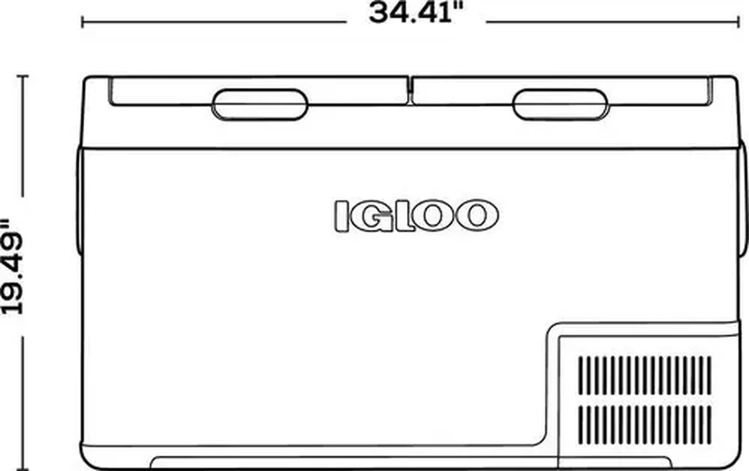 Frigider Igloo ICF80DZ AC/DC 12V/220V