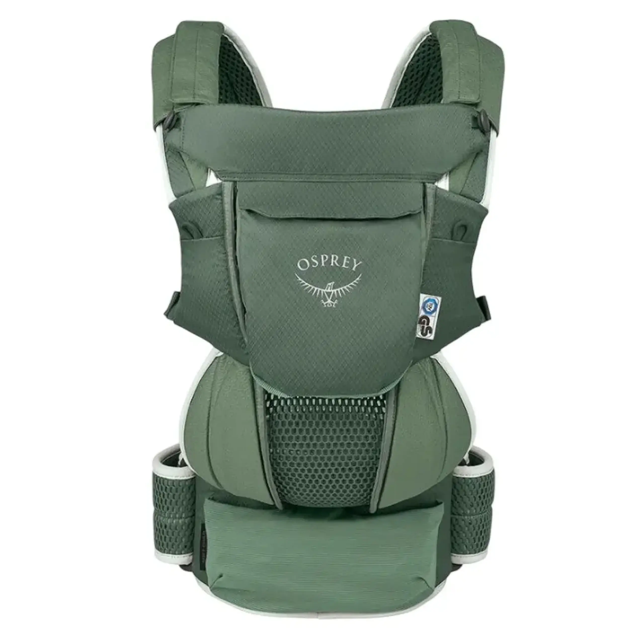 Marsupiu Osprey Poco Soft koseret green sedacka
