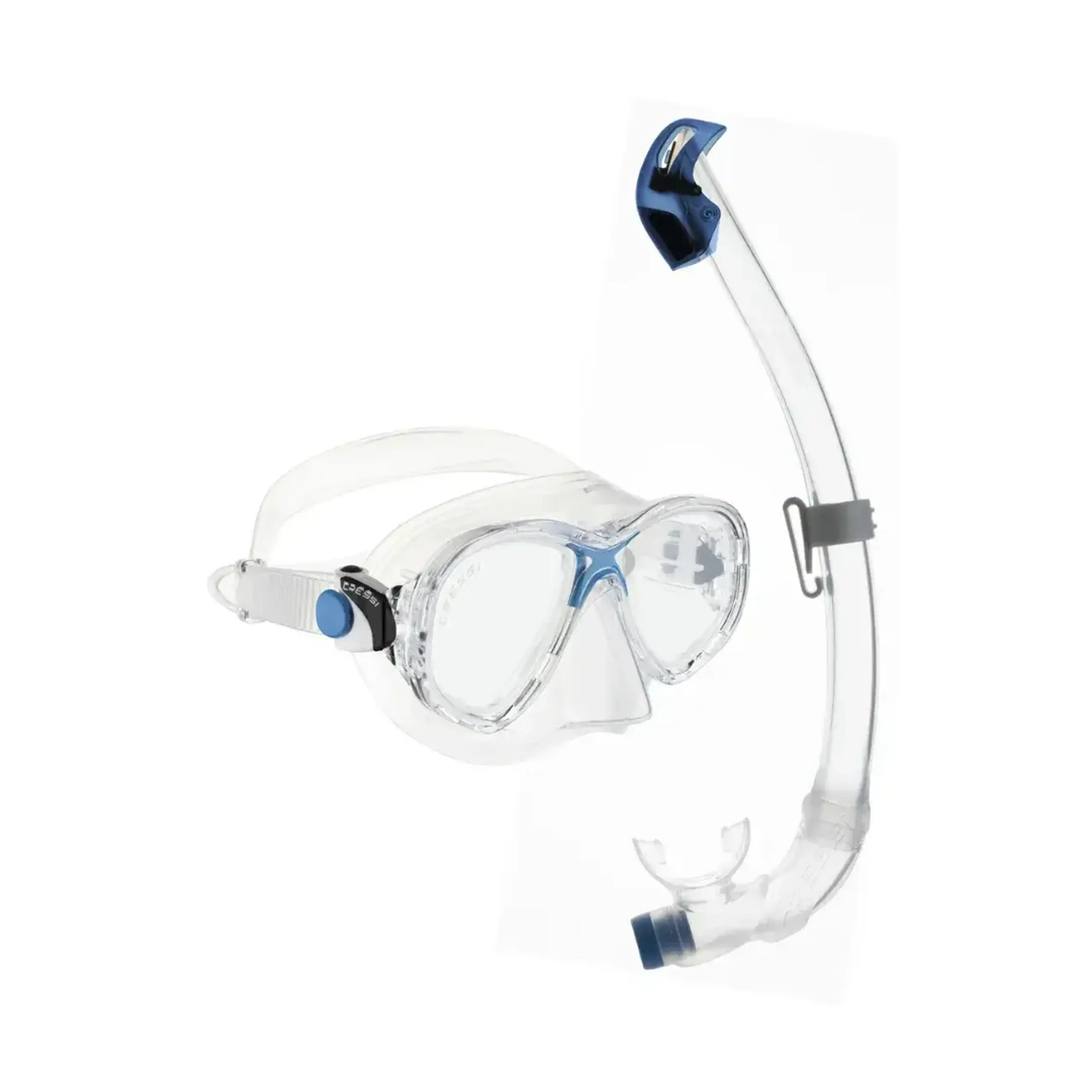 Set Cressi-Sub Cressi-Sub Marea Junior + Seal Dry Combo clear azure