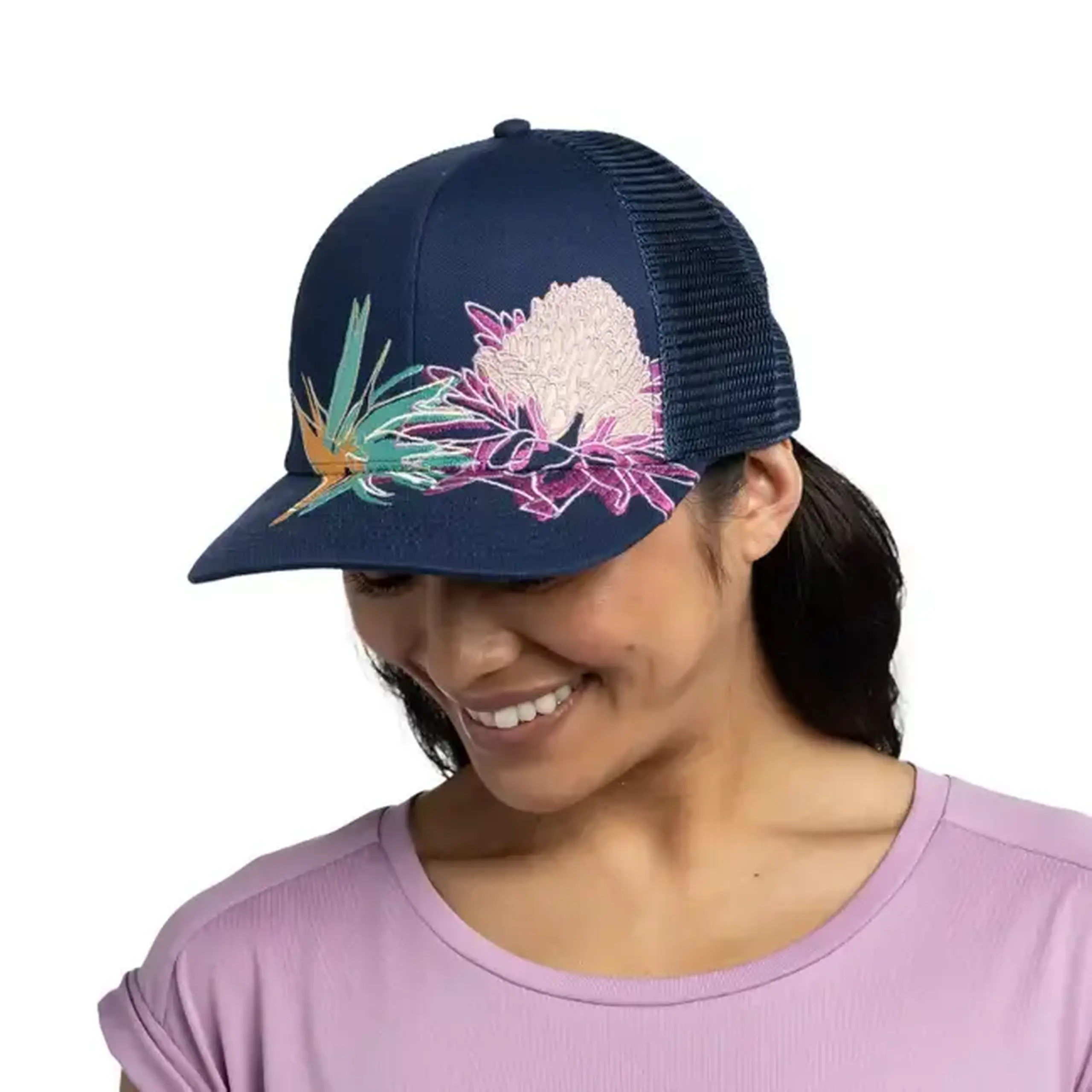 Chipiu Buff Explore Trucker Cap Satry Indigo