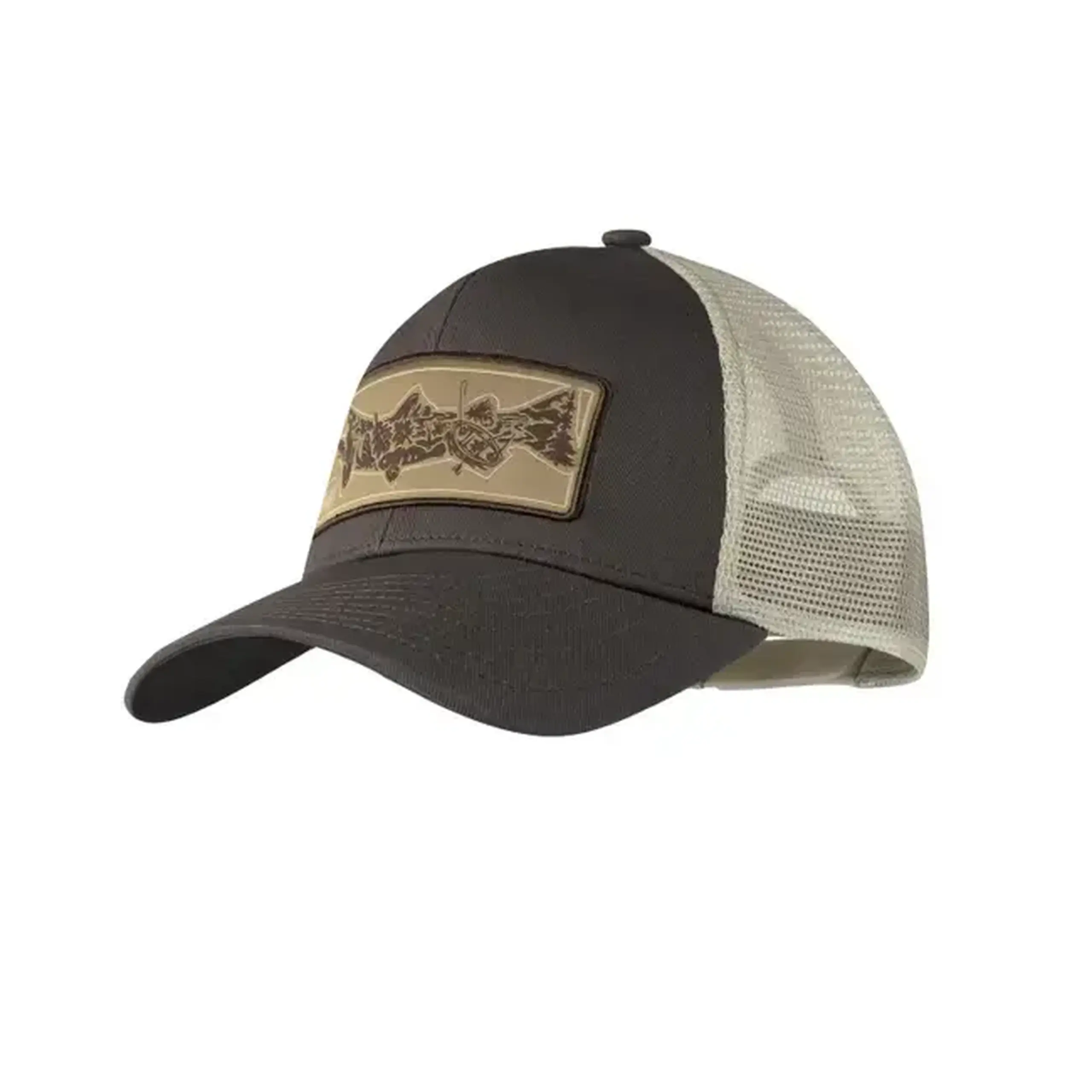 Chipiu Buff Explore Trucker Cap Lake River Khaki