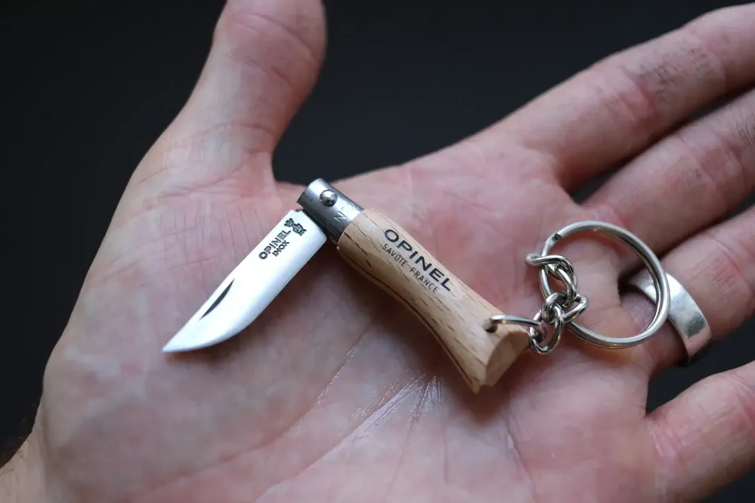 Breloc Opinel Keyring Stainless Steel