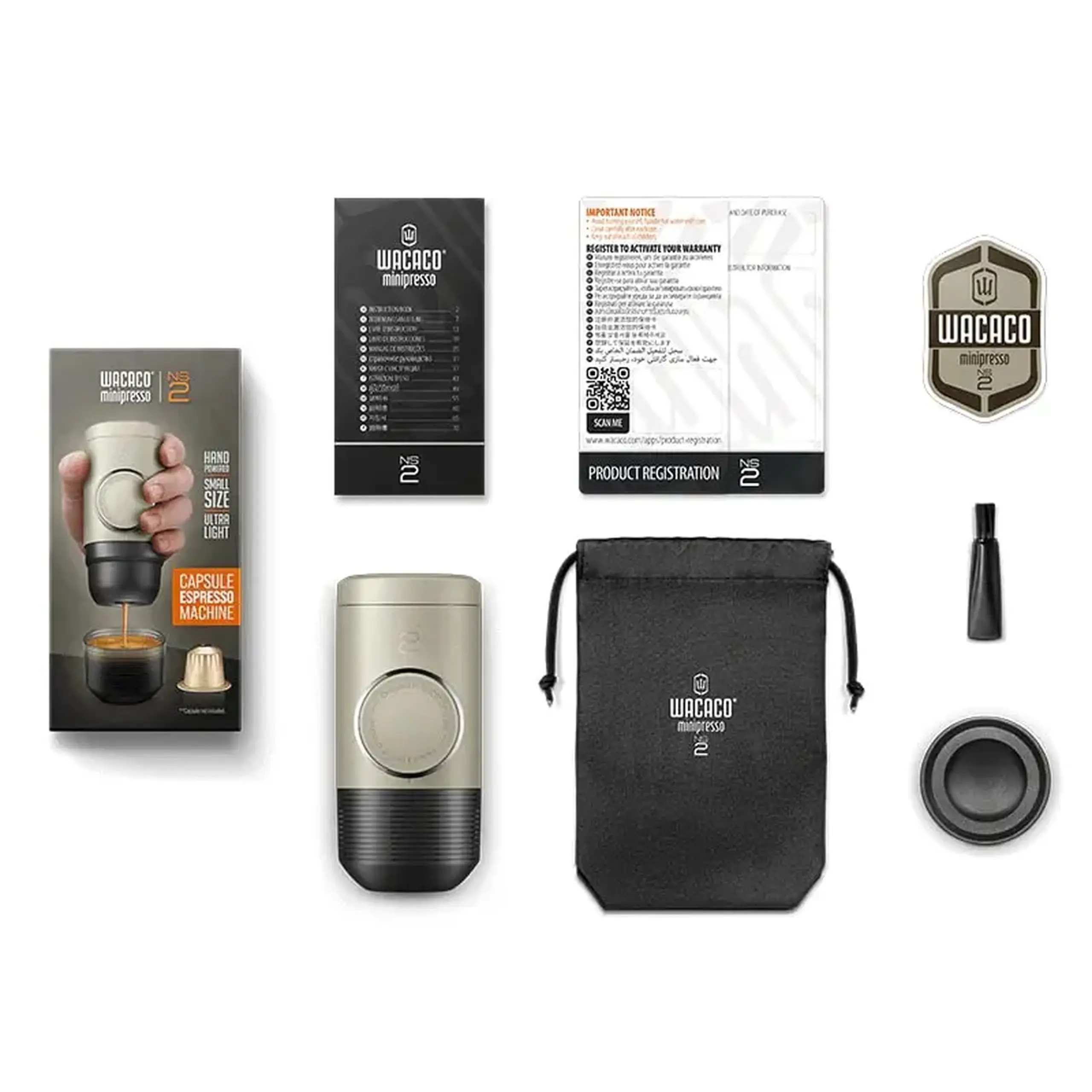 Aparat cafea Wacaco Minipresso NS2