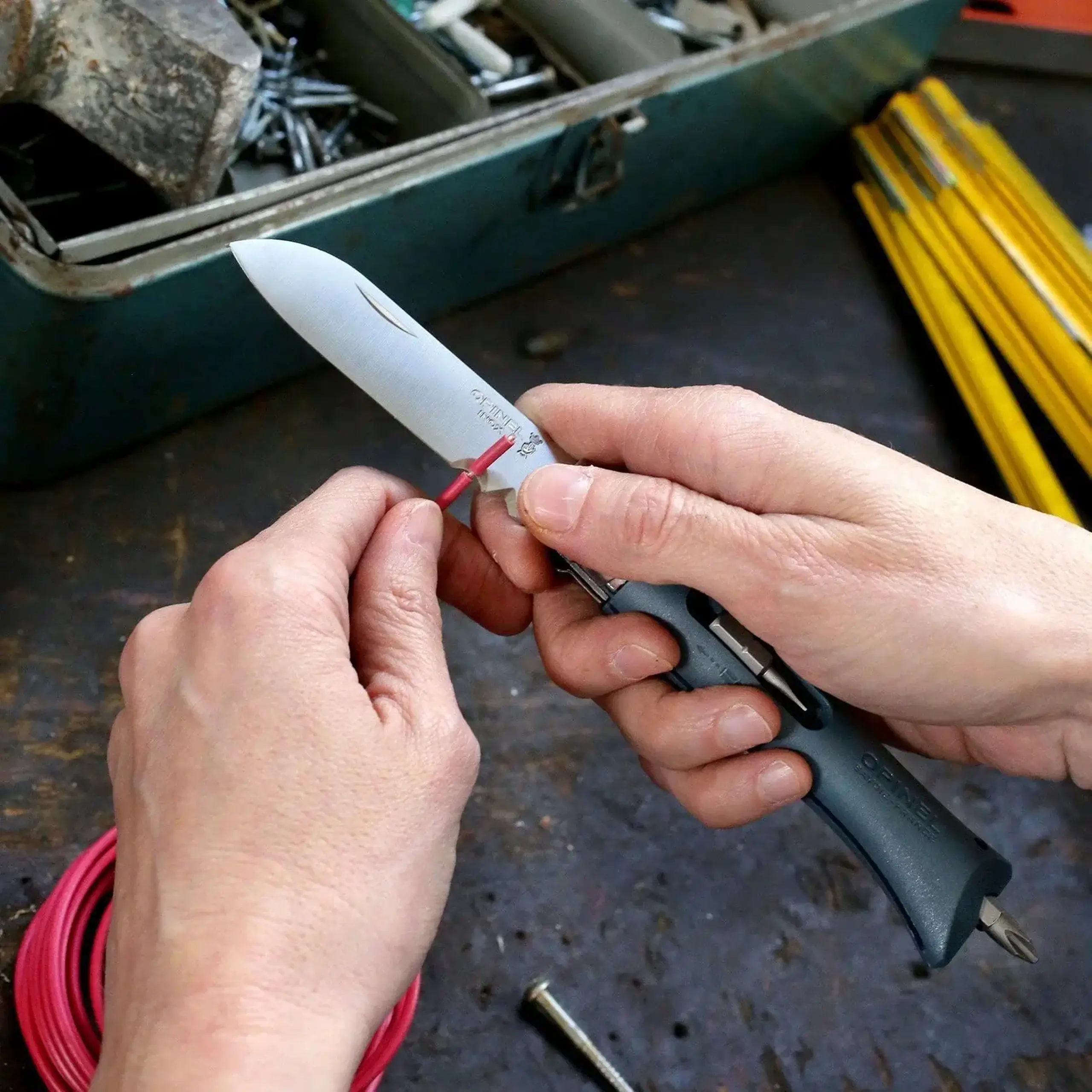 Cuțit Opinel DIY Knife Plastic Handle