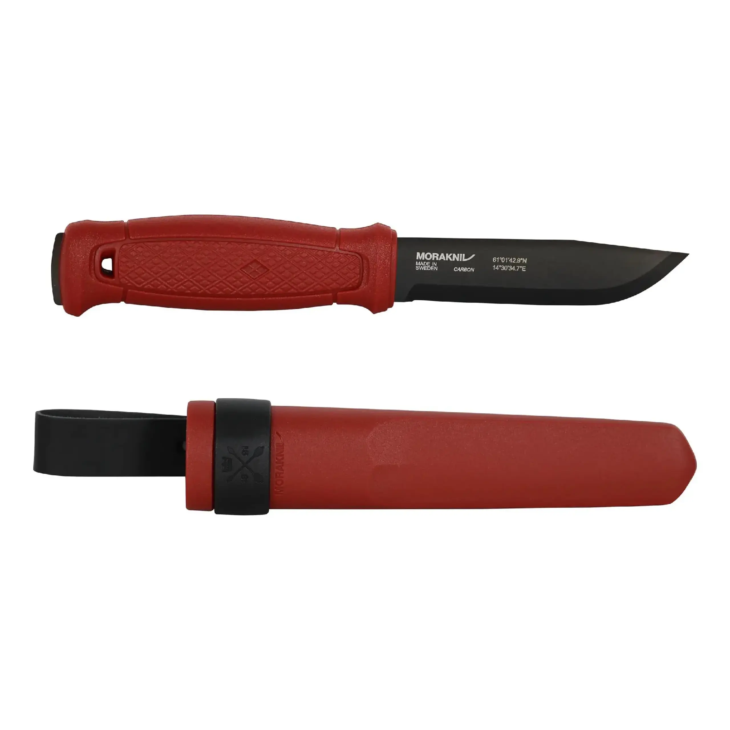 Cuțit Mora Garberg BlackBlade w/P Dala Red Edition