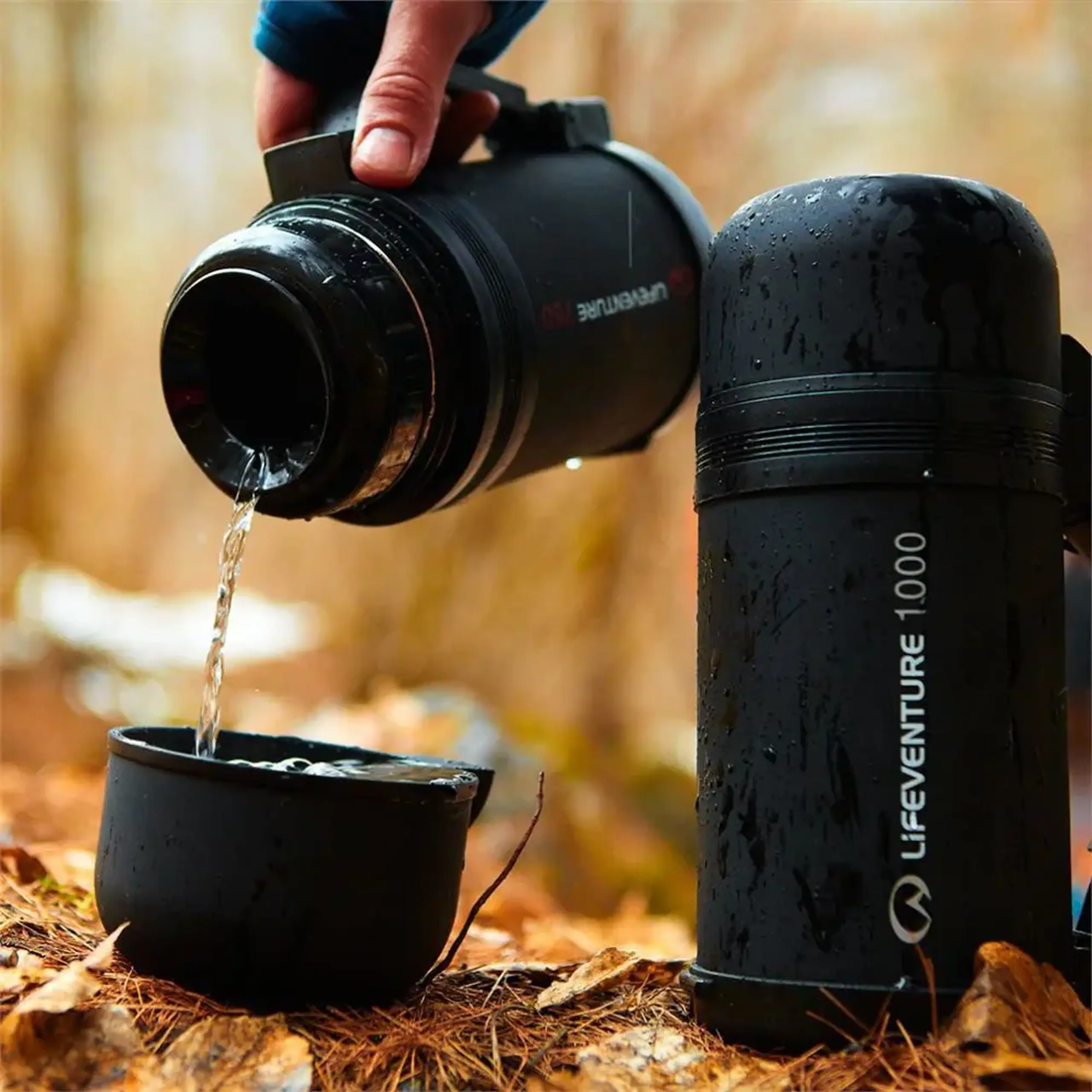 Termos Lifeventure cu gură largă 0,8L