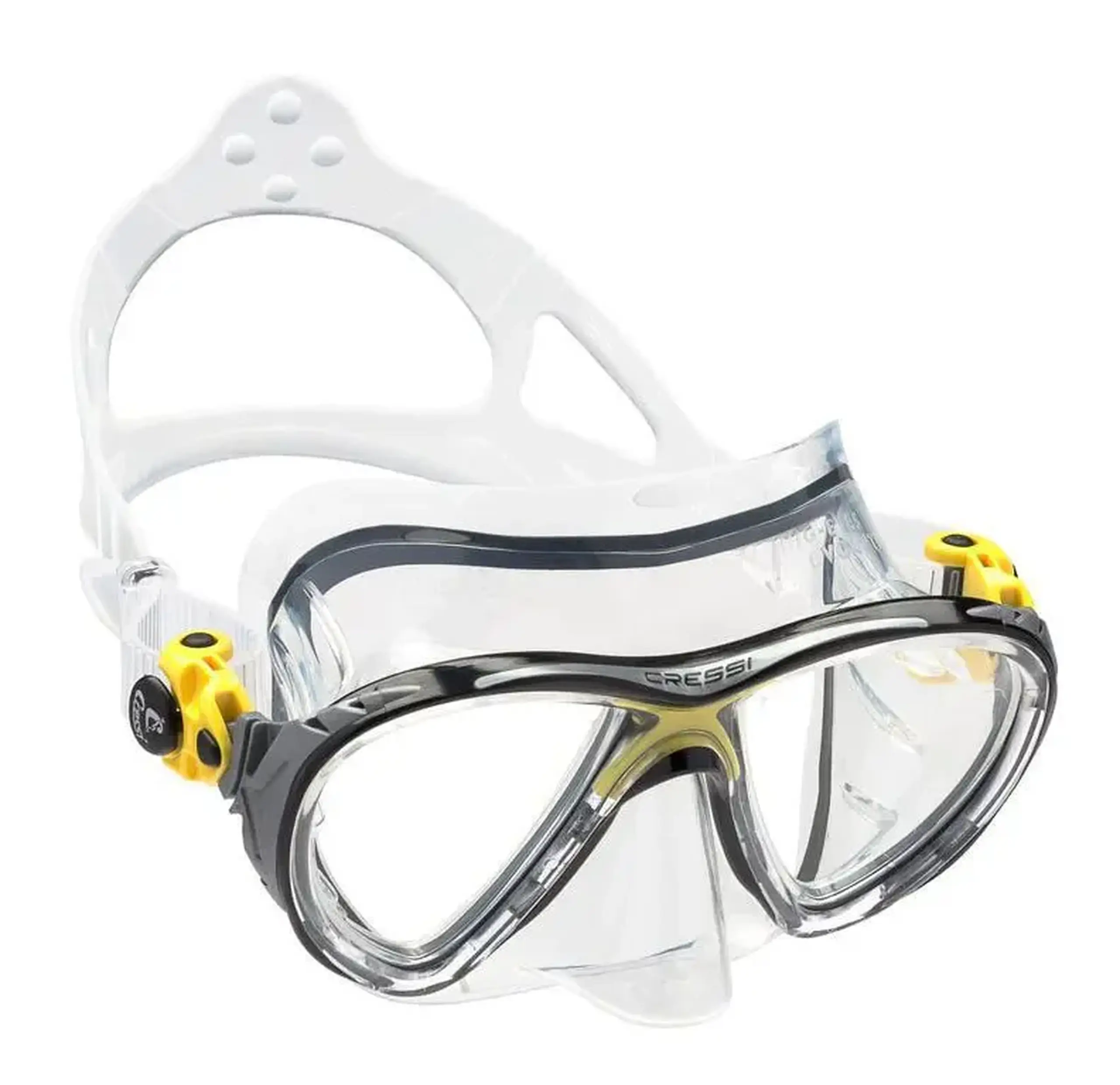 Mască Cressi-Sub Big Eyes Evolution sil clear/frame yellow