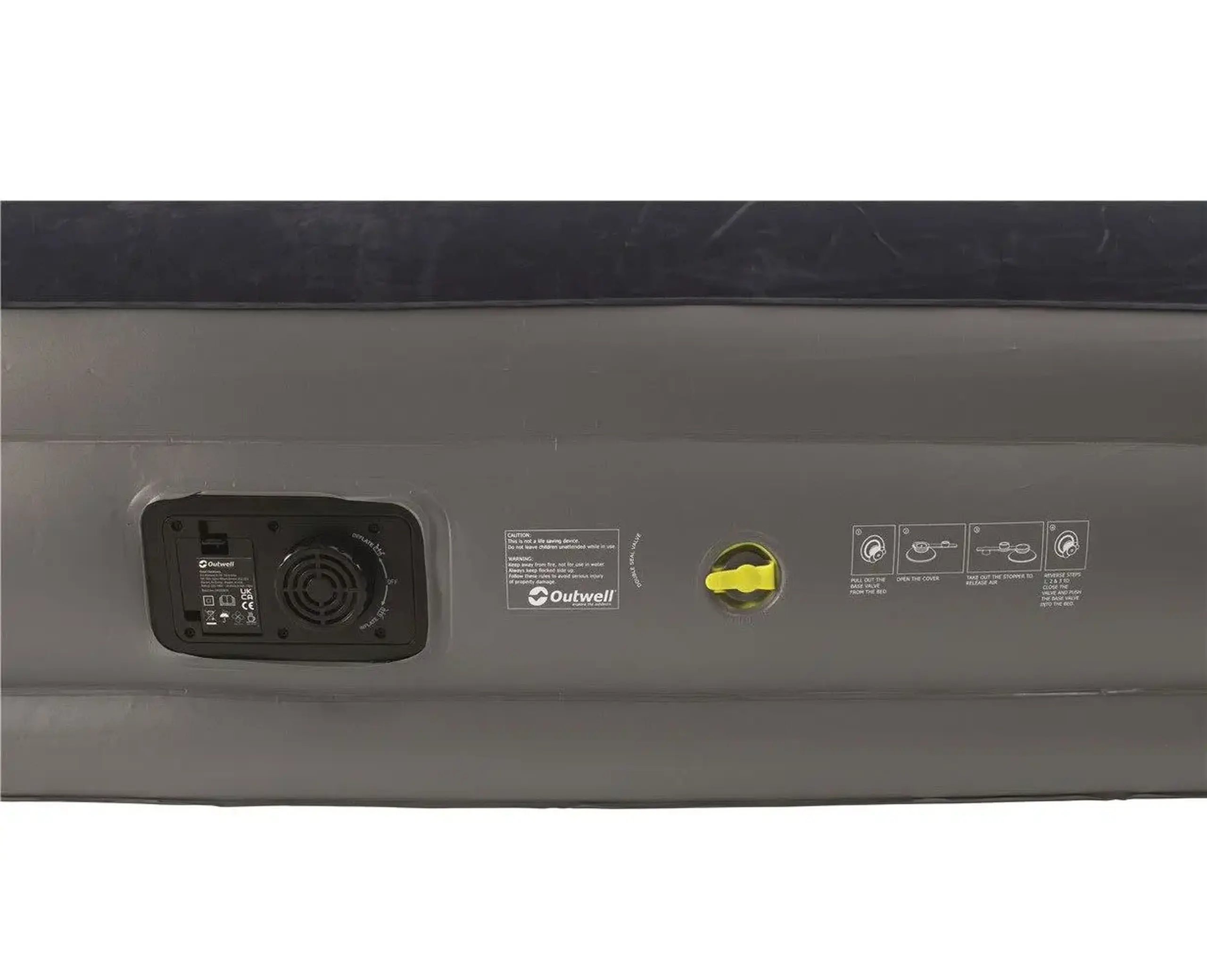 Saltea gonflabilă Outwell Flock Superior Double w. built-in pump