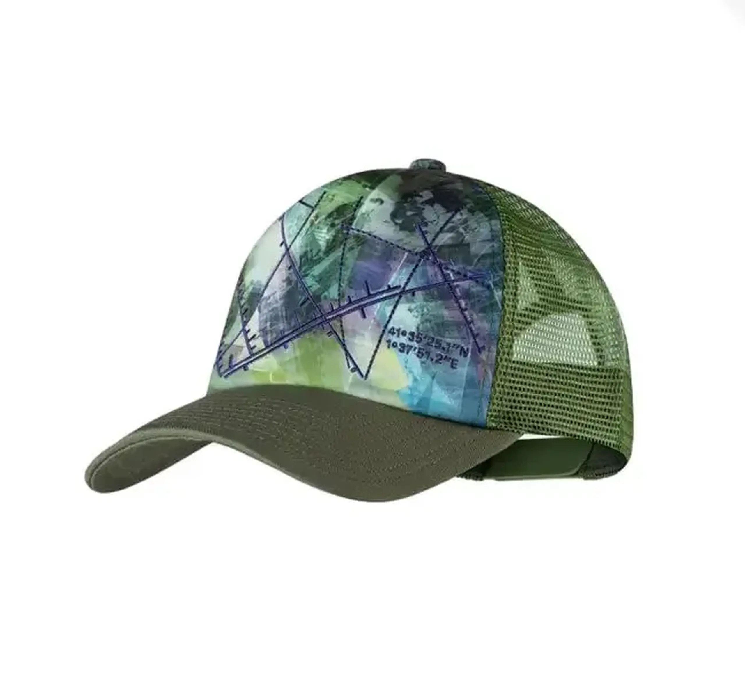 Chipiu Buff Trucker Cap Campast Green