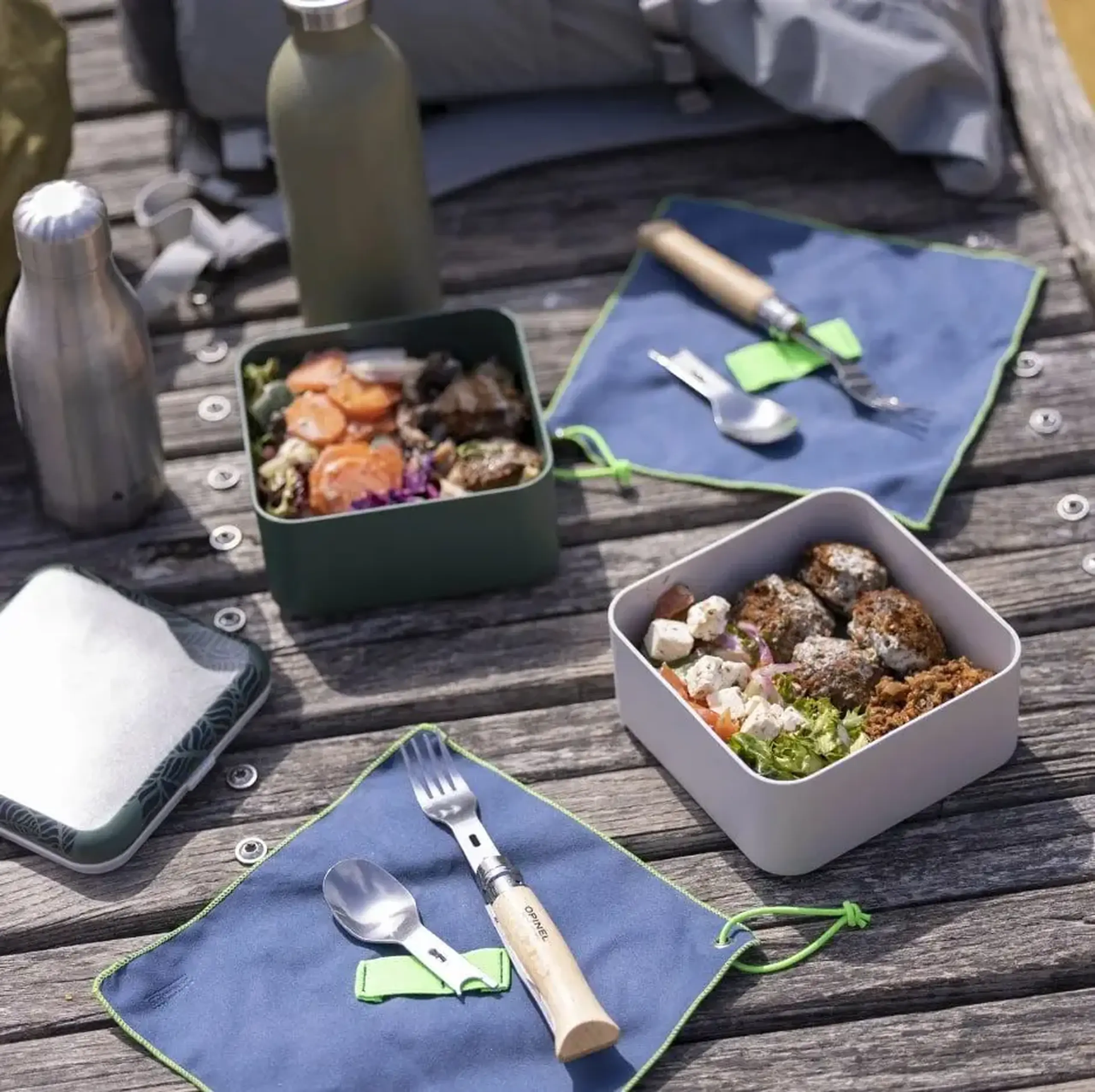 Set Opinel Picnic+ Cutlery Set №08 Folding Knife