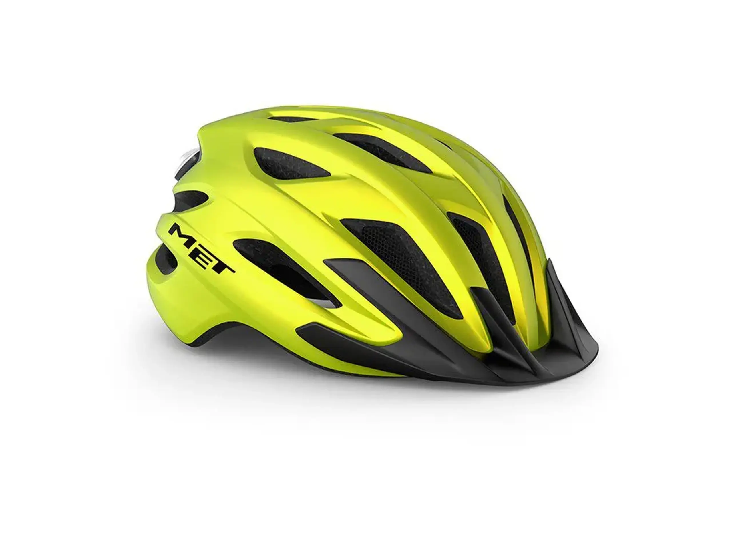 Cască ciclism Met Crossover lime yellow metallic