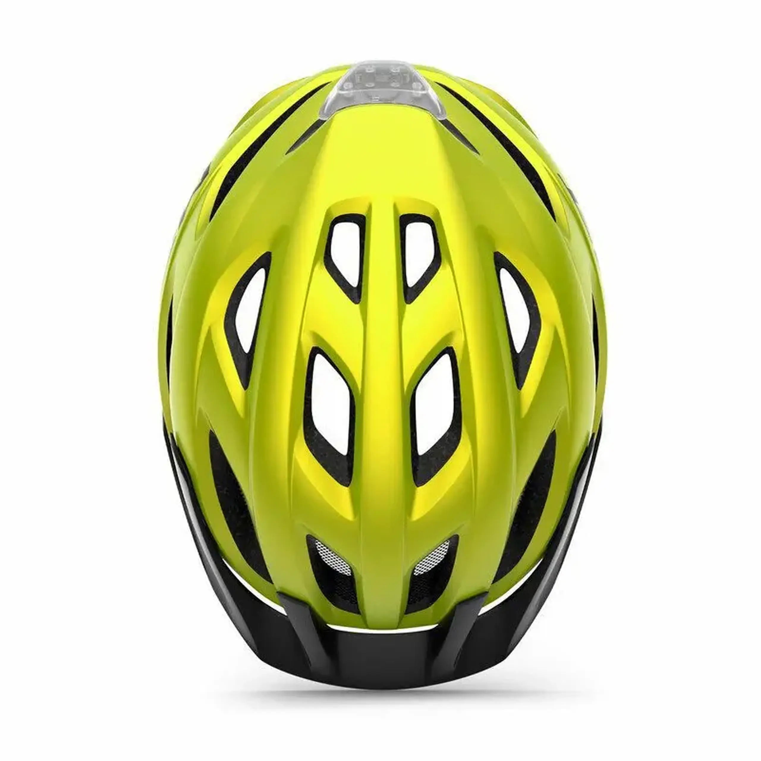 Cască ciclism Met Crossover lime yellow metallic