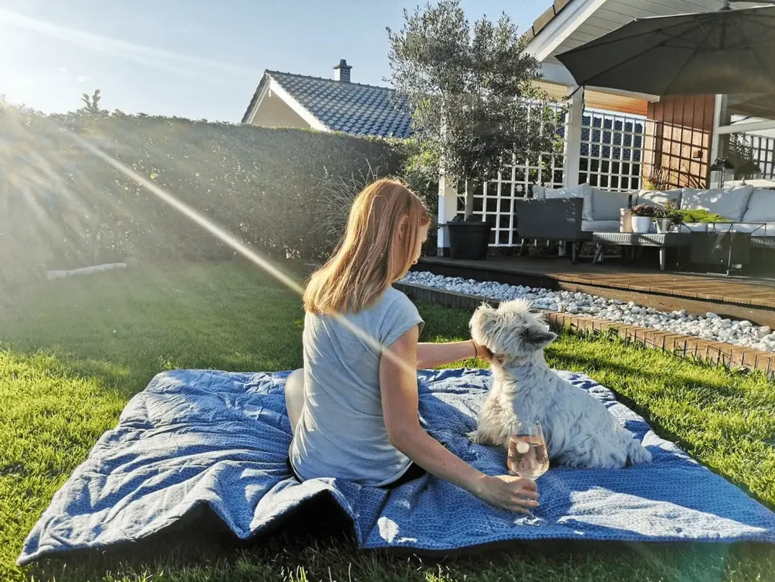 Pătură pentru picnic Amazonas Molly Ocean