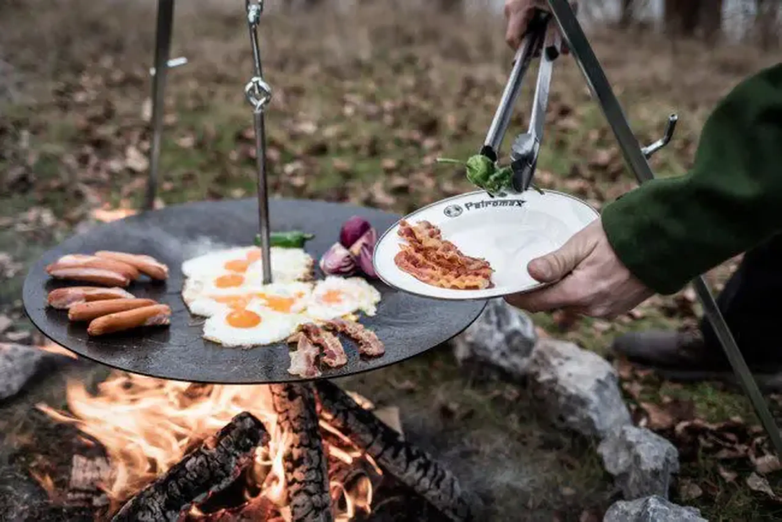 Disc gratar Petromax Hanging Fire Bowl for Cooking Tripod