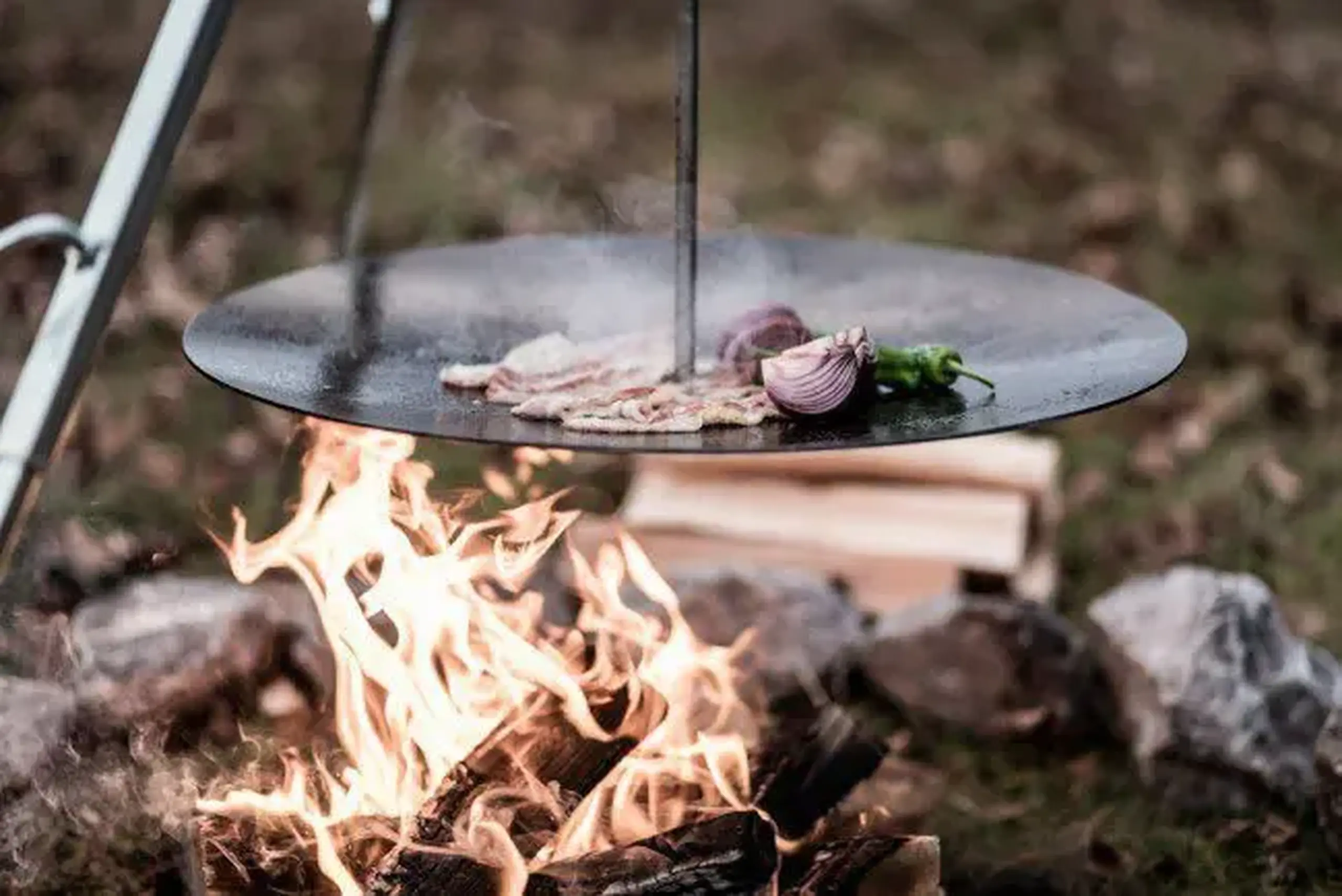 Disc gratar Petromax Hanging Fire Bowl for Cooking Tripod