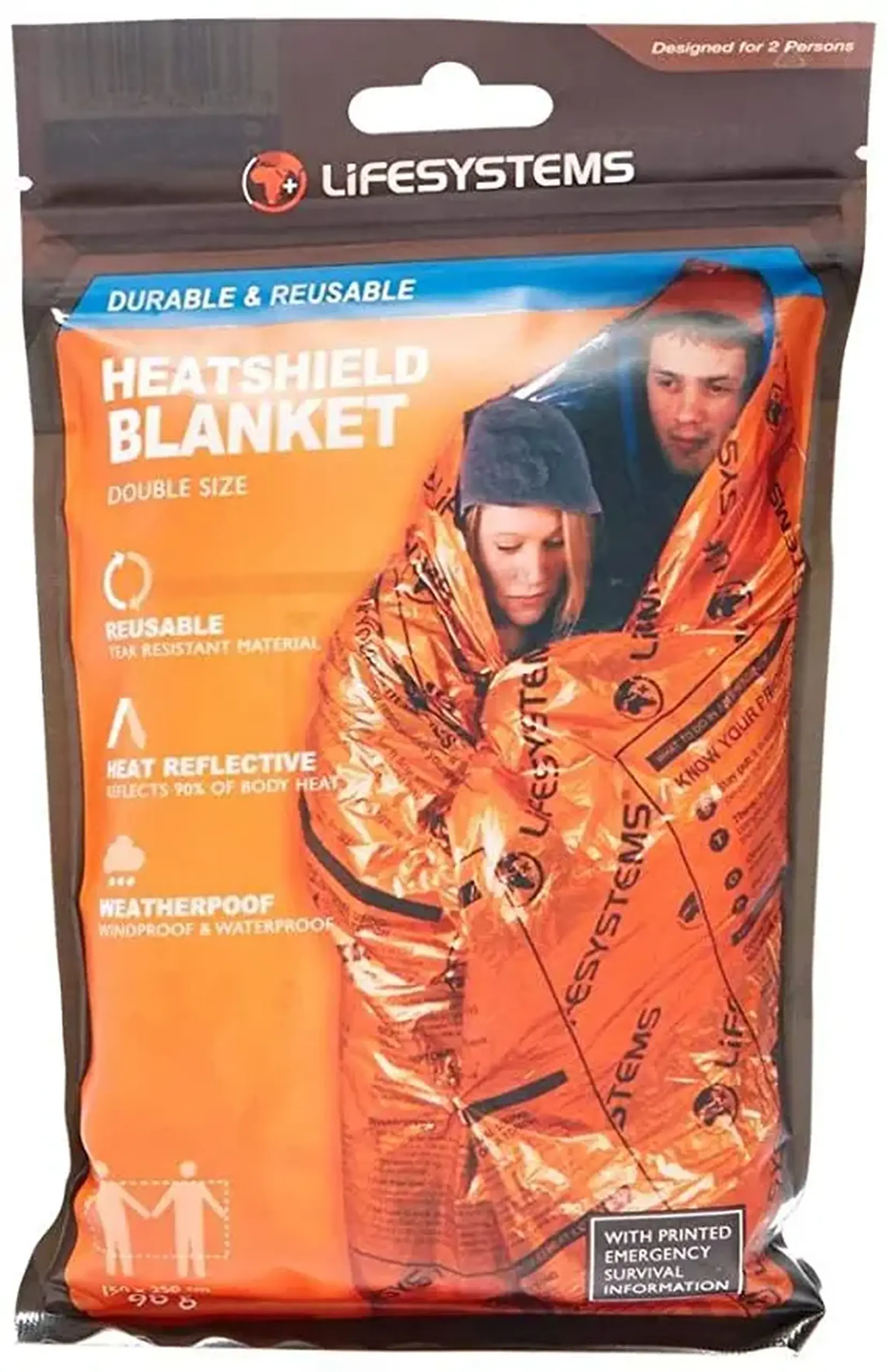 Patura de salvare Lifesystems Heatshield Double Thermal
