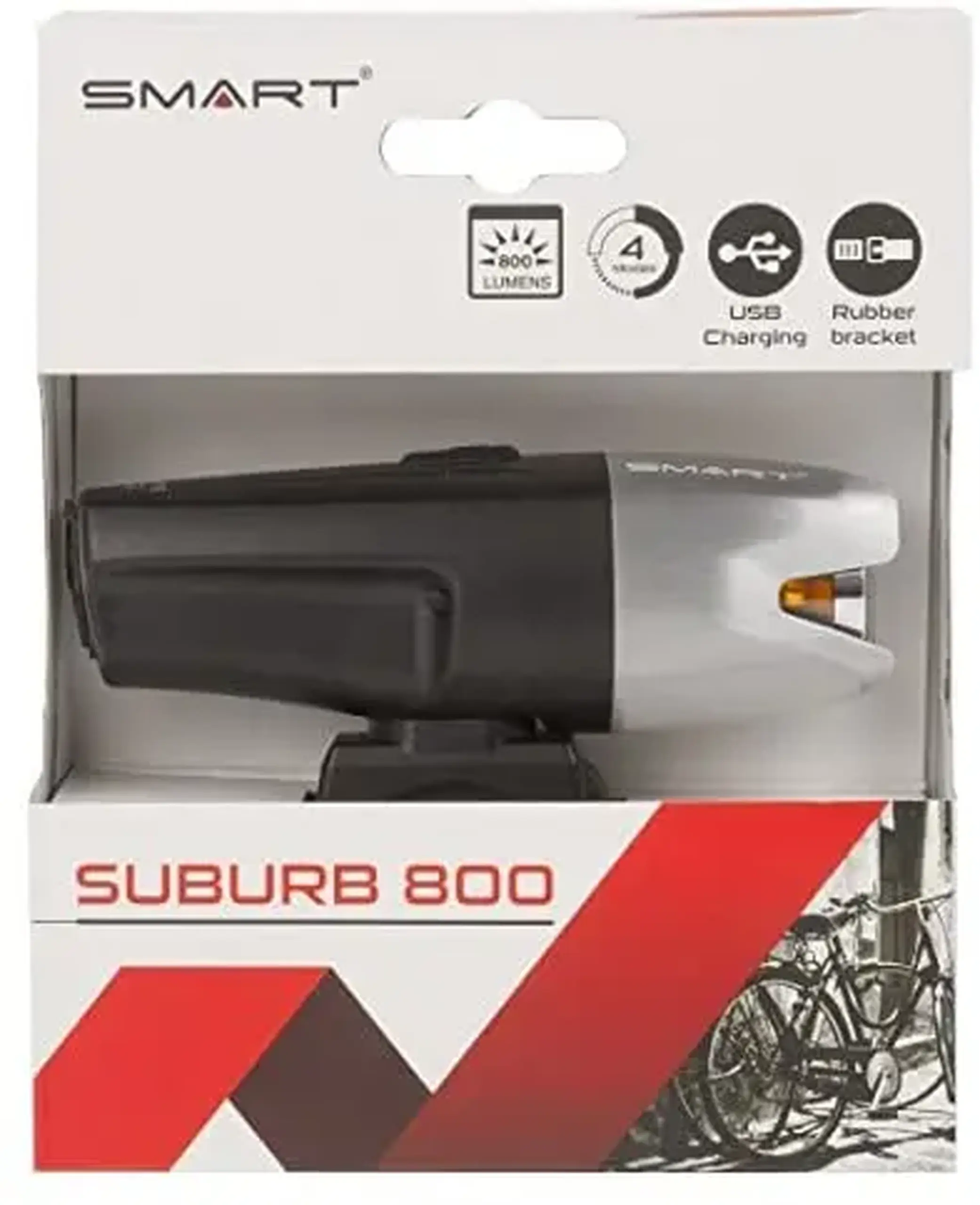 Lanternă pentru bicicletă Smart Suburb 800