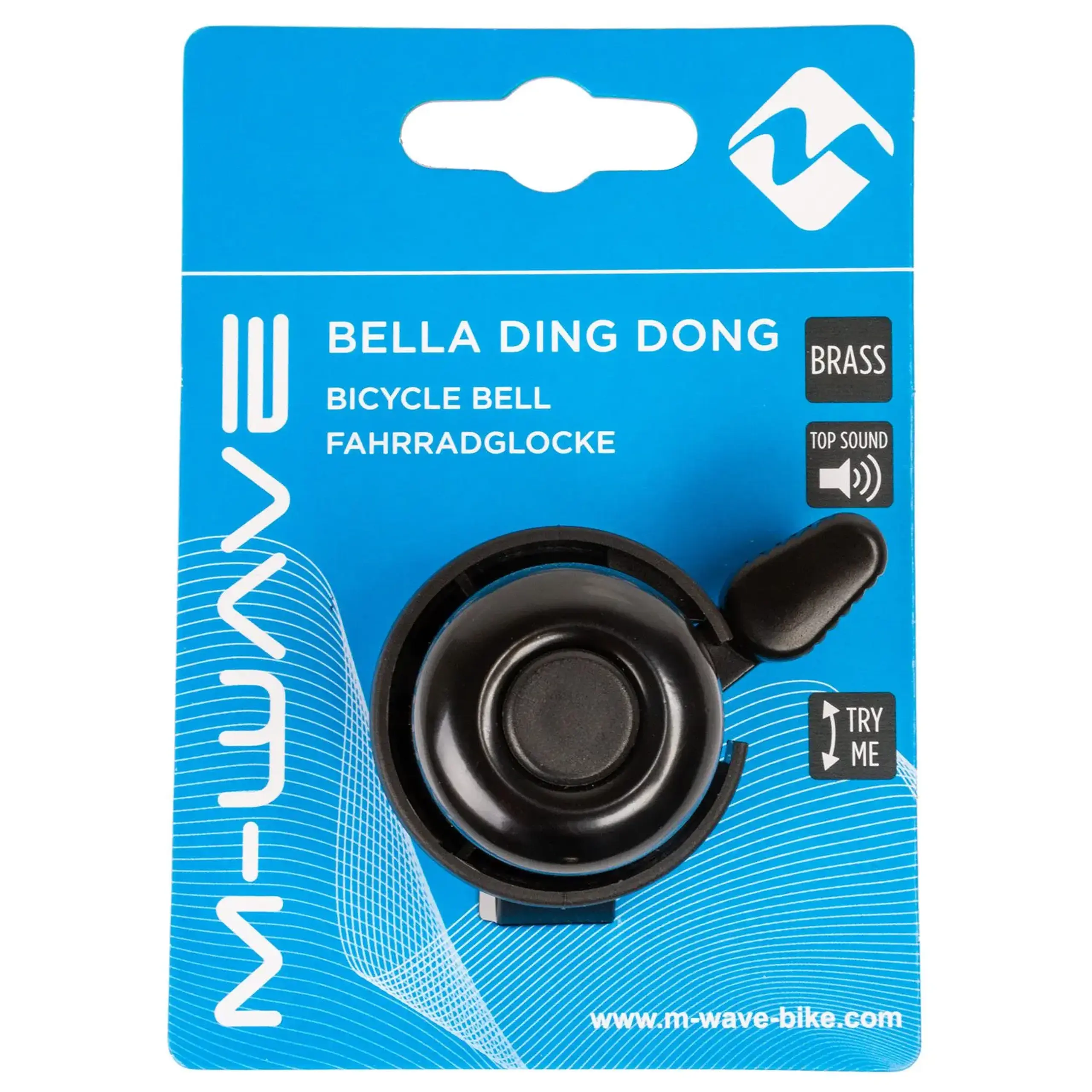 Sonerie bicicletă M-WAVE Bella Ding-Dong 420098