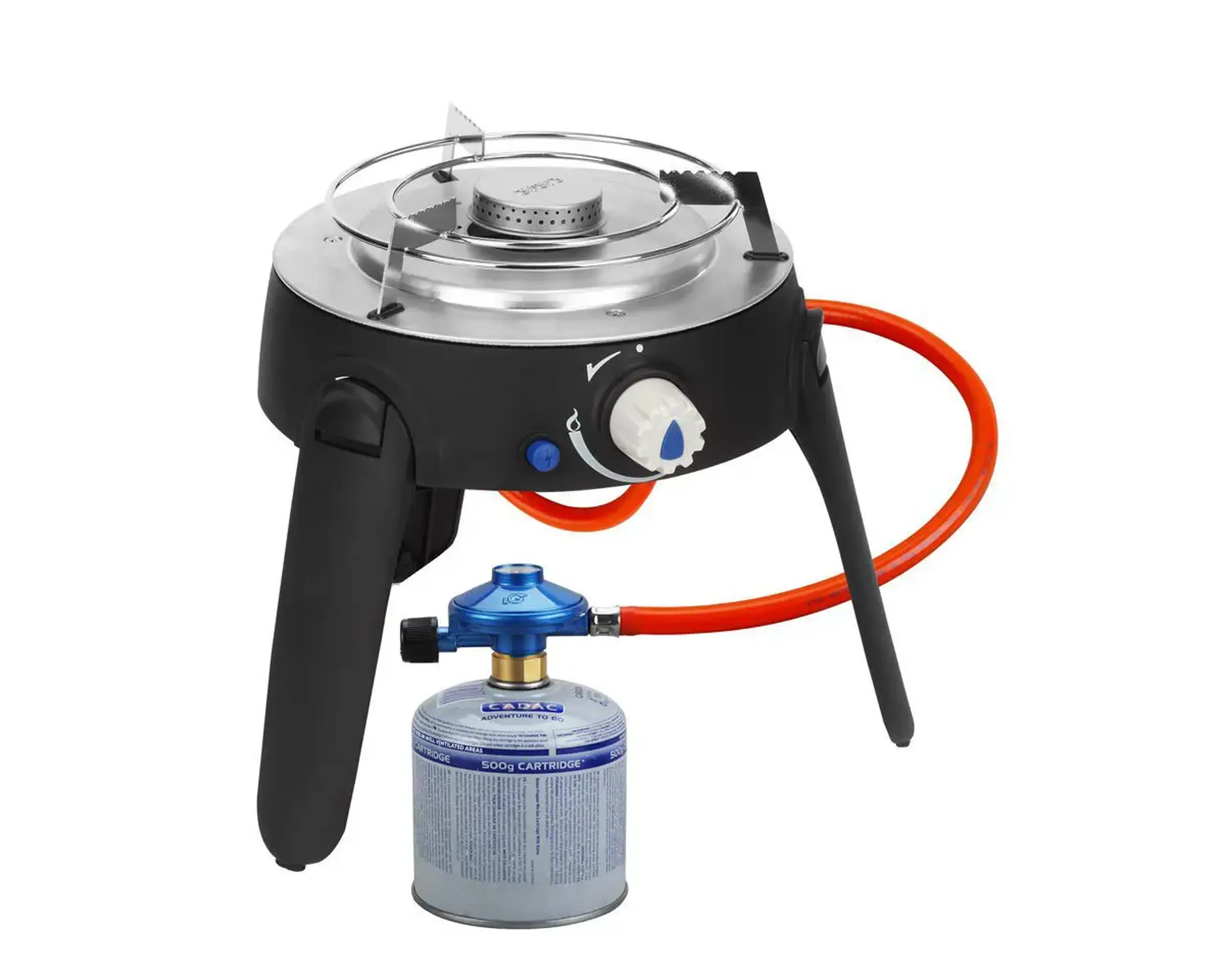 Accesoriu gratar Regulator threaded cartridges 30mb EN417 85 cm