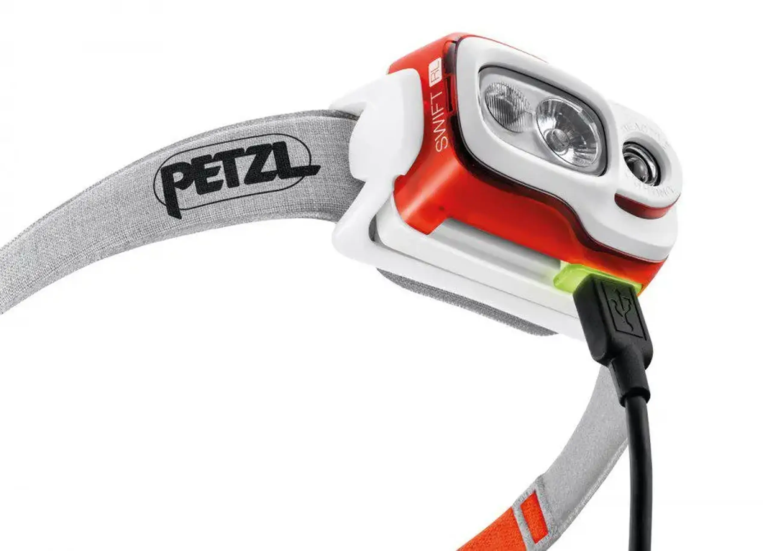 Lanternă frontală Petzl Swift RL Orange