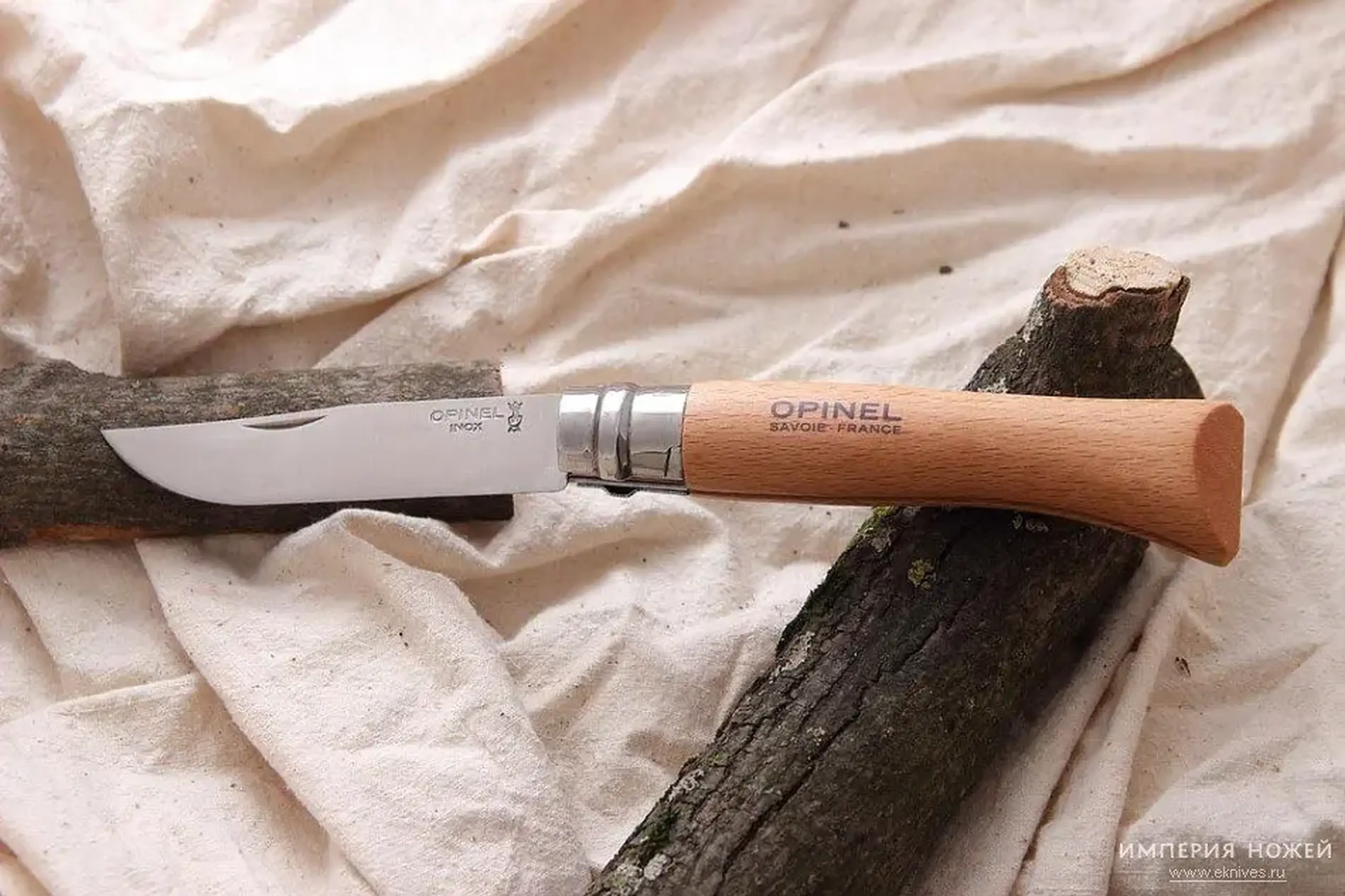 Cuţit Opinel Stainless Steel Wood №10