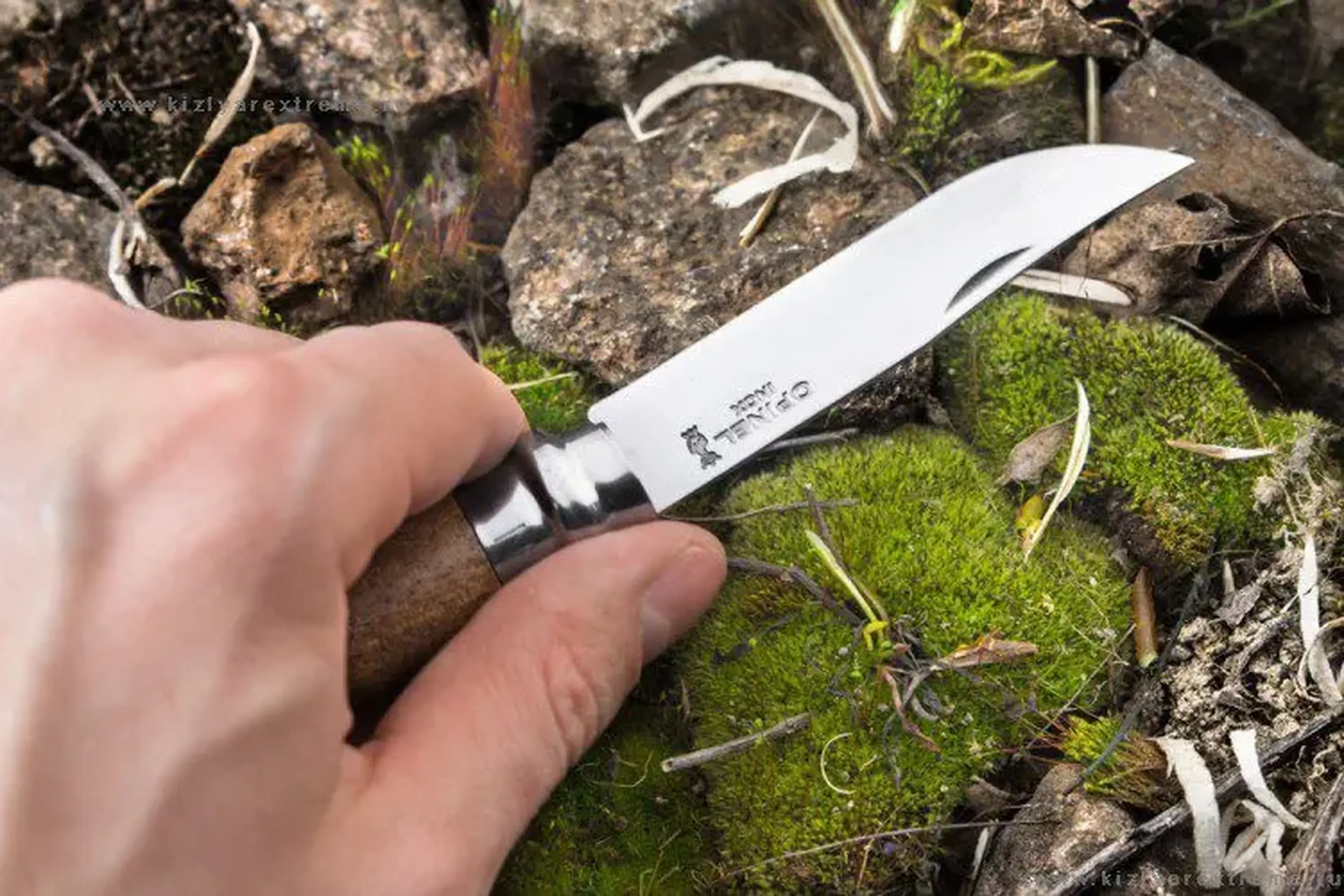 Cuţit Opinel Stainless Steel Walnut