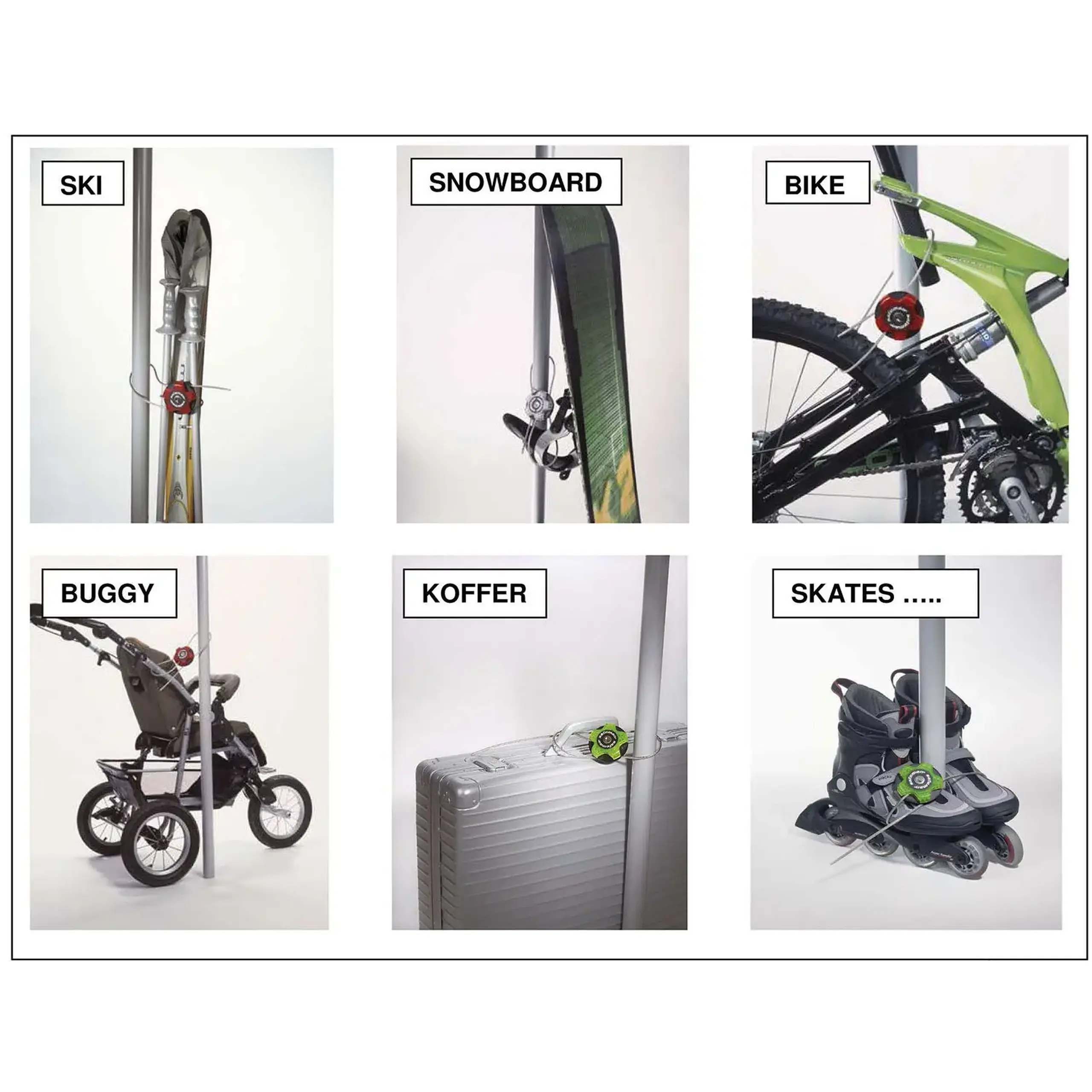 Lacăt bicicletă Safeman Multifunktion lock 75 cm