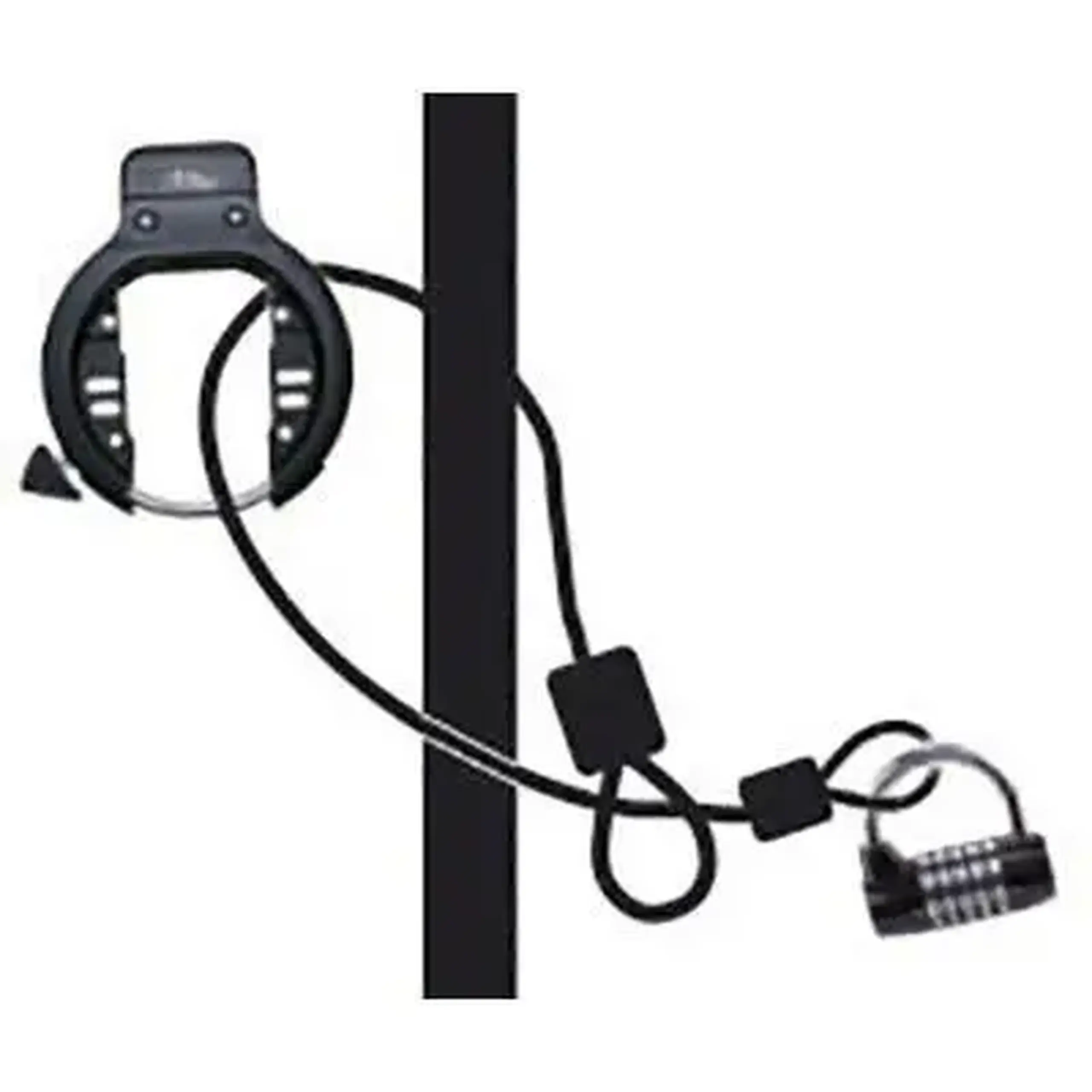 Lacăt de bicicletă M-WAVE SL 8.18 Looped Spiral Cable
