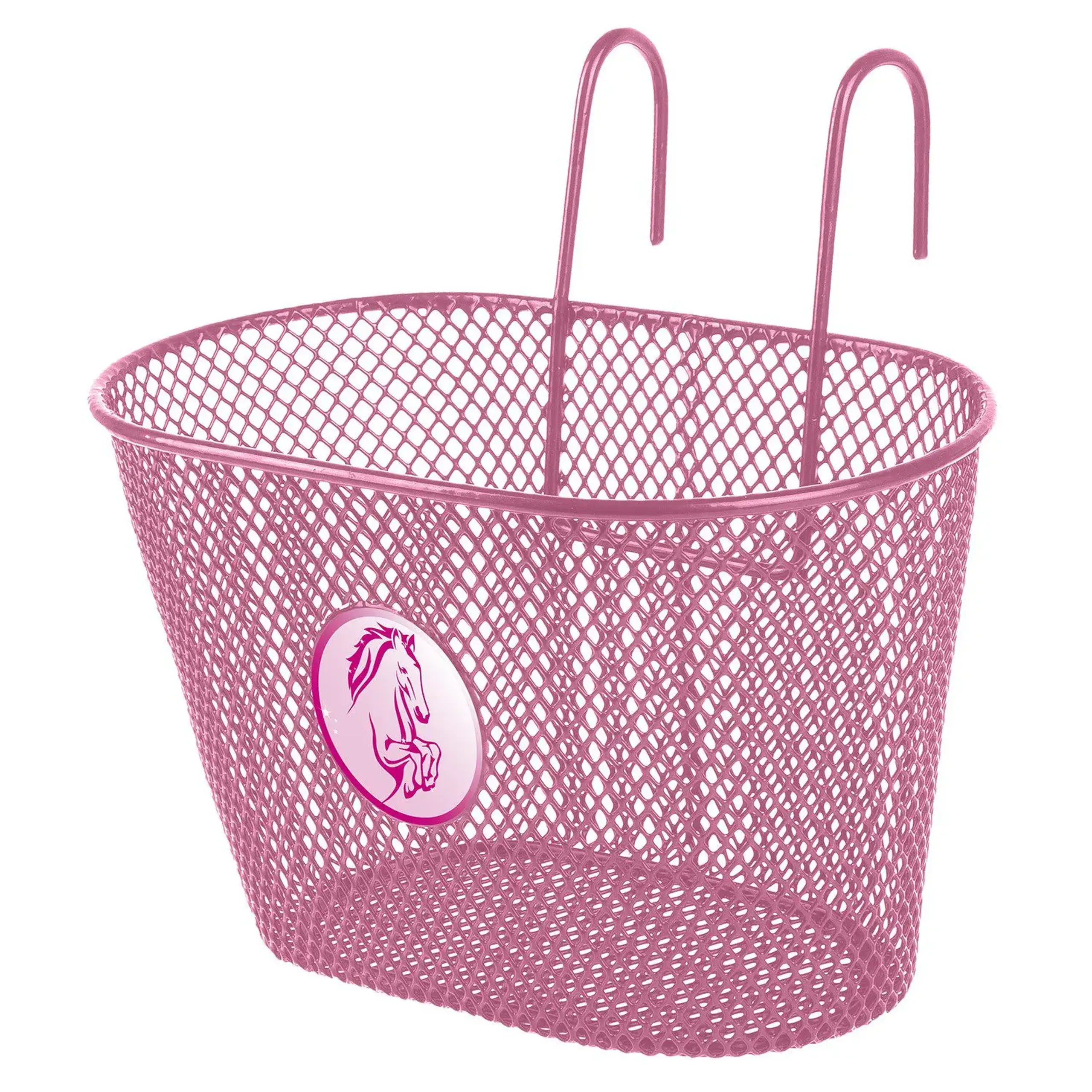Coș bicicletă M-WAVE pink 24x15x14,5 cm