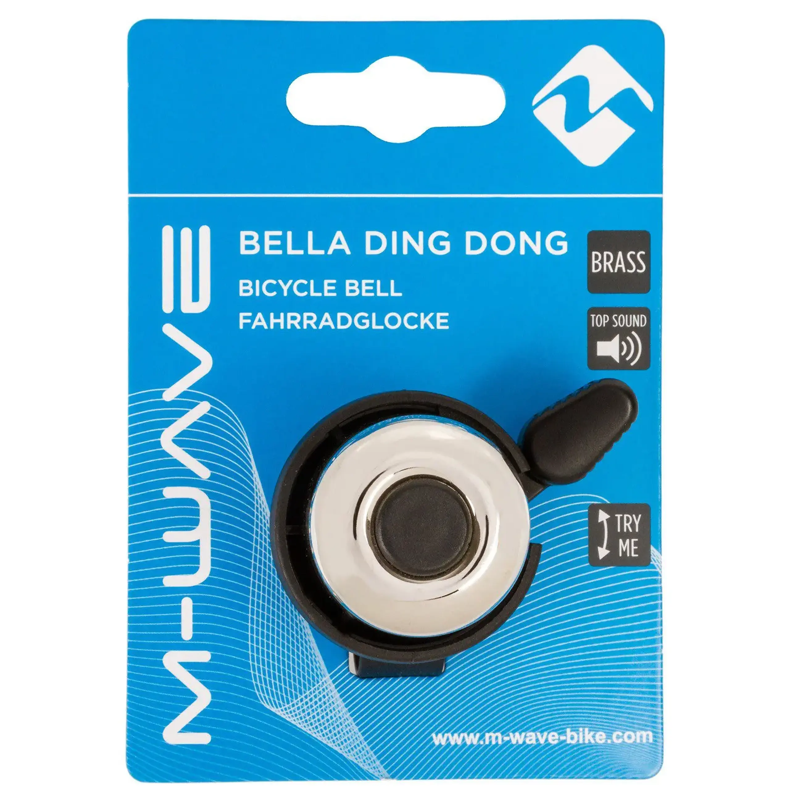 Sonerie bicicletă M-WAVE Bella Ding-Dong 420099