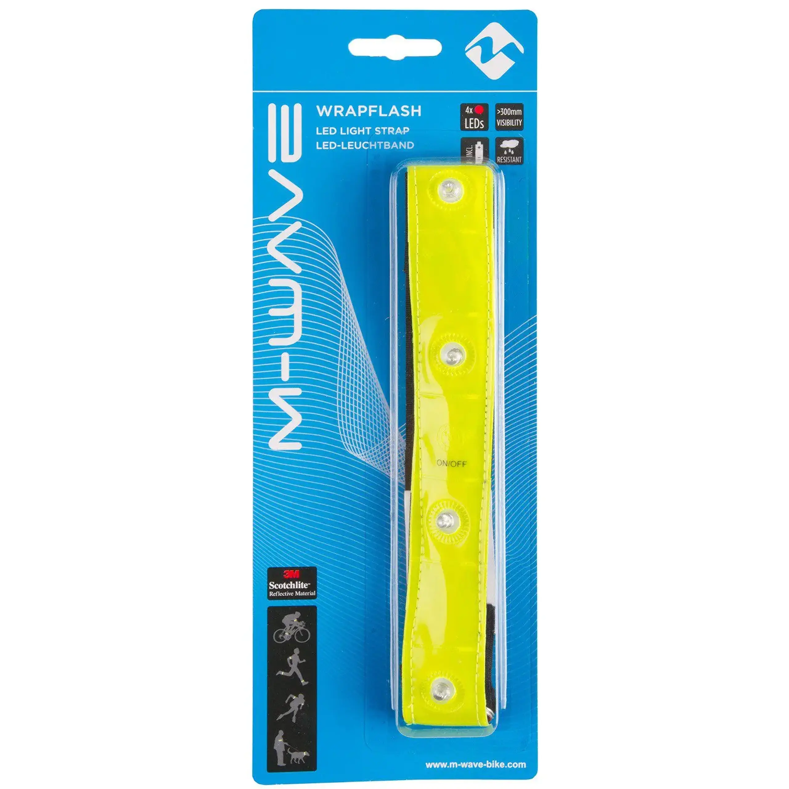 Bandă reflectorizantă M-WAVE cu LED