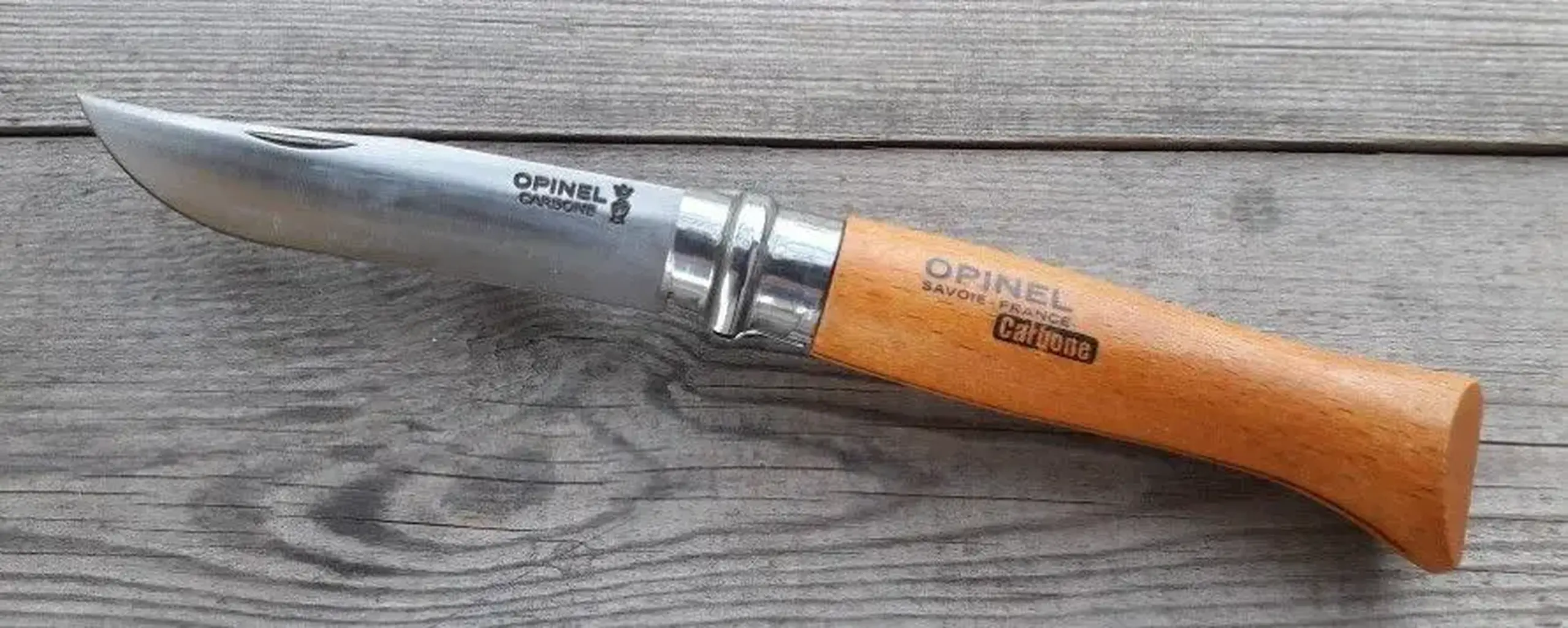 Cuțit Opinel №9 Carbon Steel Wood