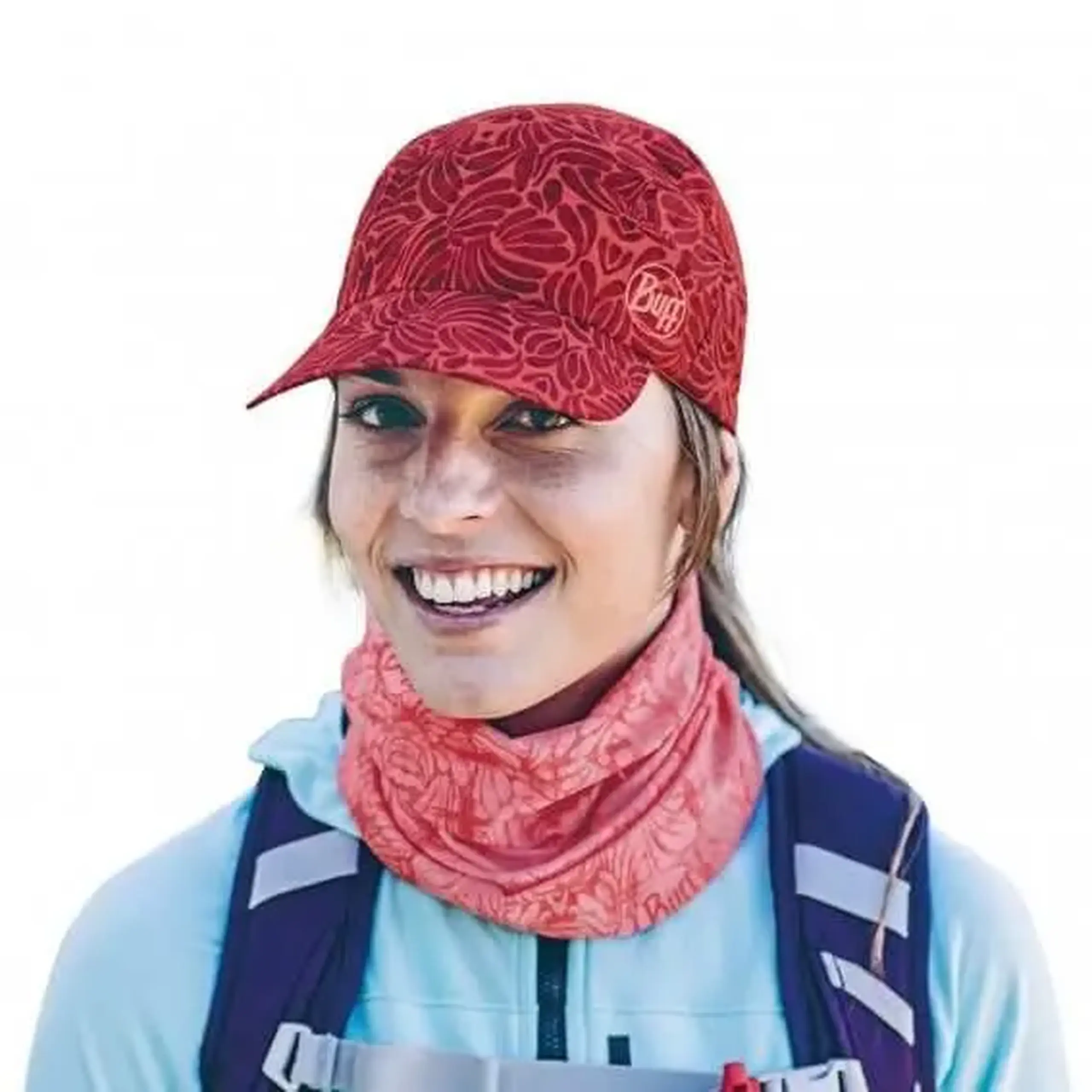 Chipiu Buff Pack Treck Cap Calyx Grenadine