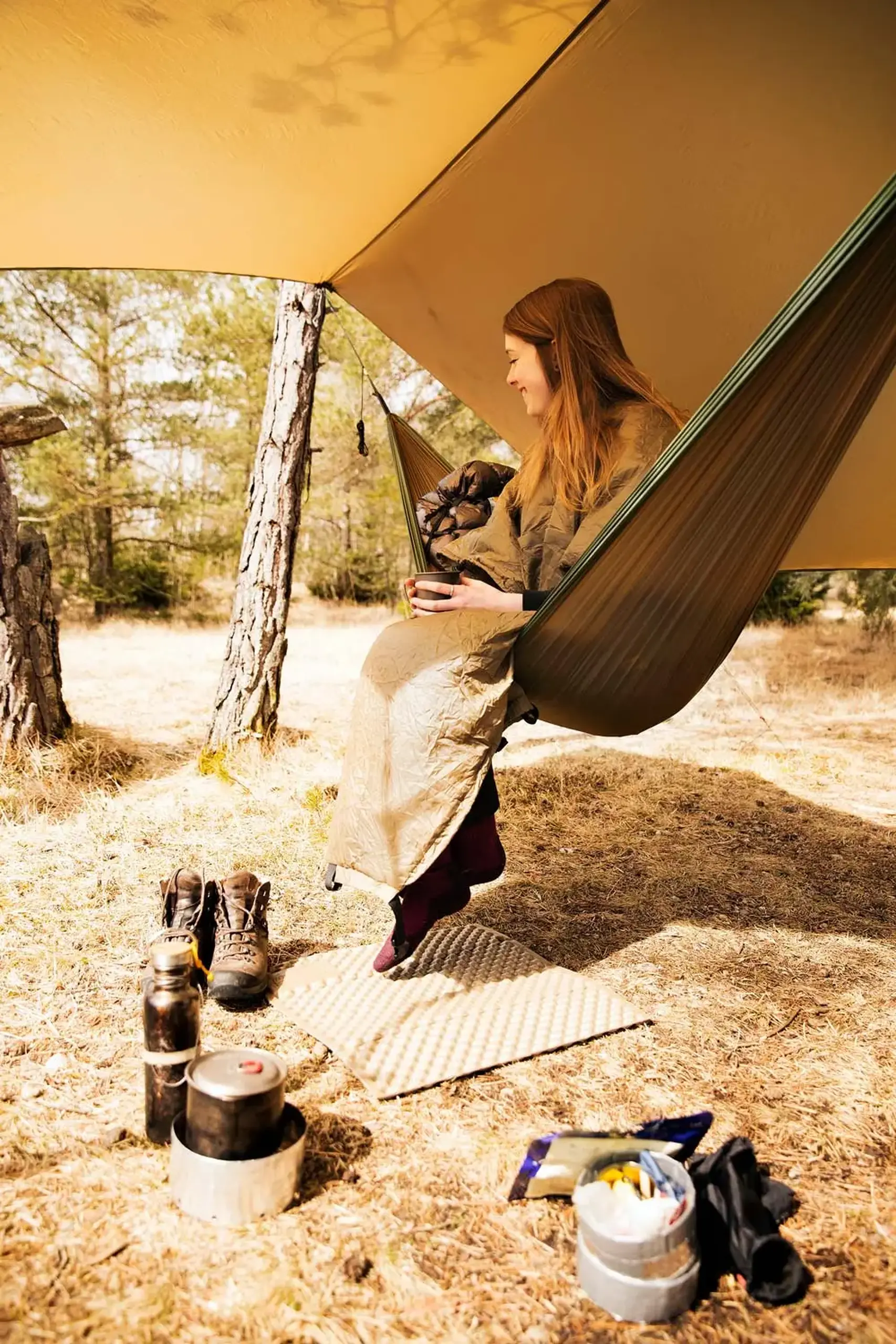 Hamac Amazonas Adventure Hammock Coyote