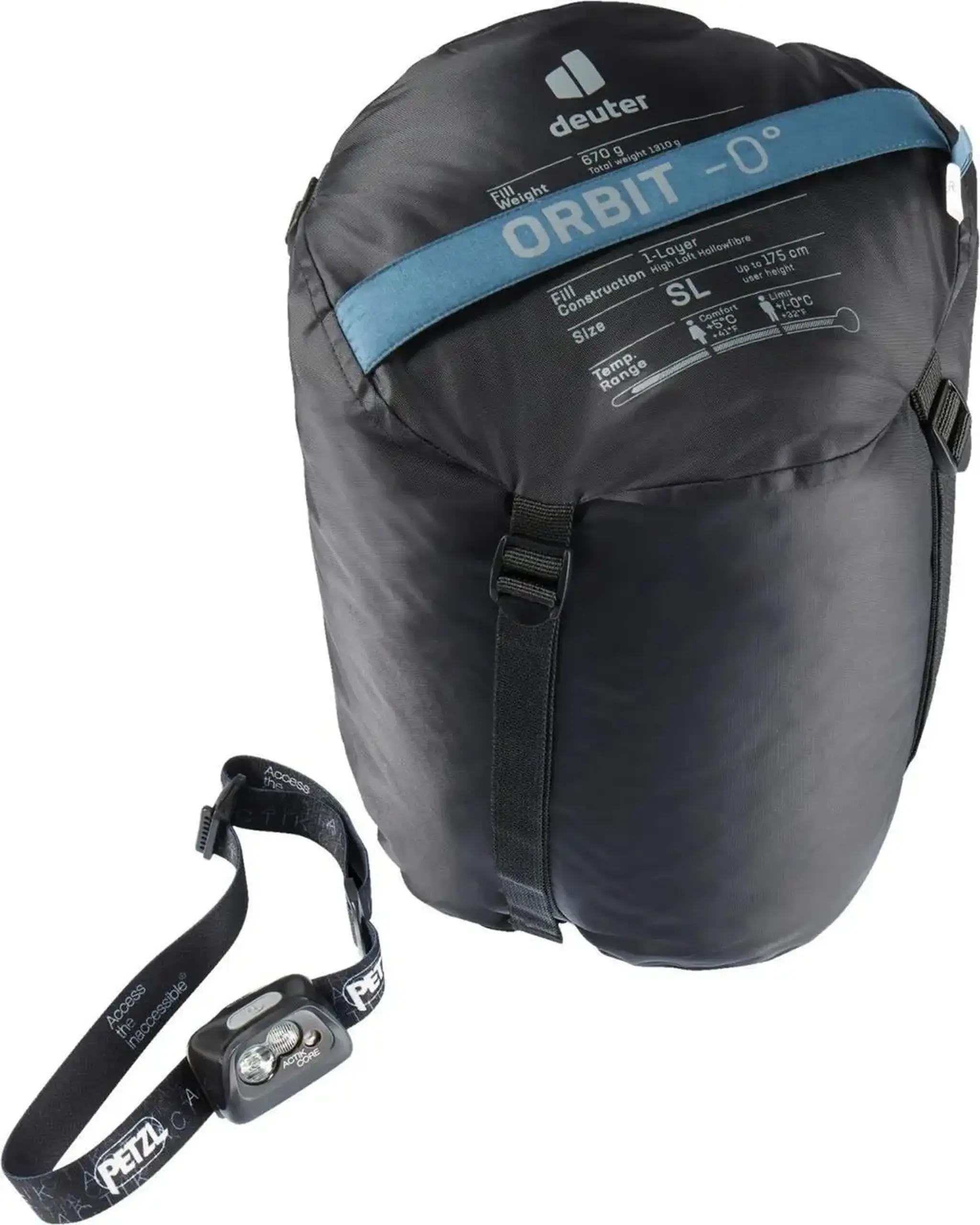 Sac de dormit Deuter Orbit 0° SL arctic-slate blue