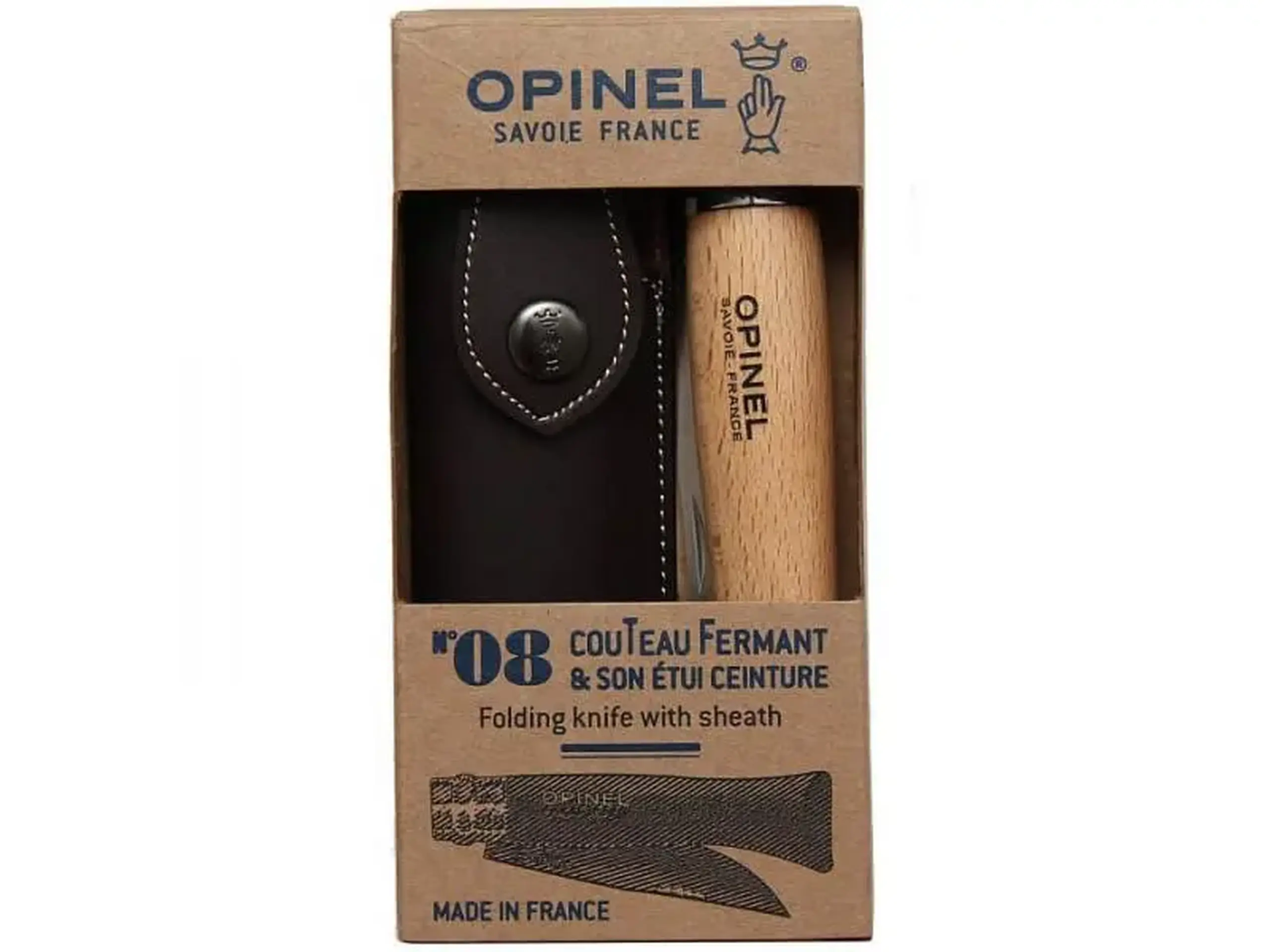 Нож+Чехол Opinel №8 Stainless+Case
