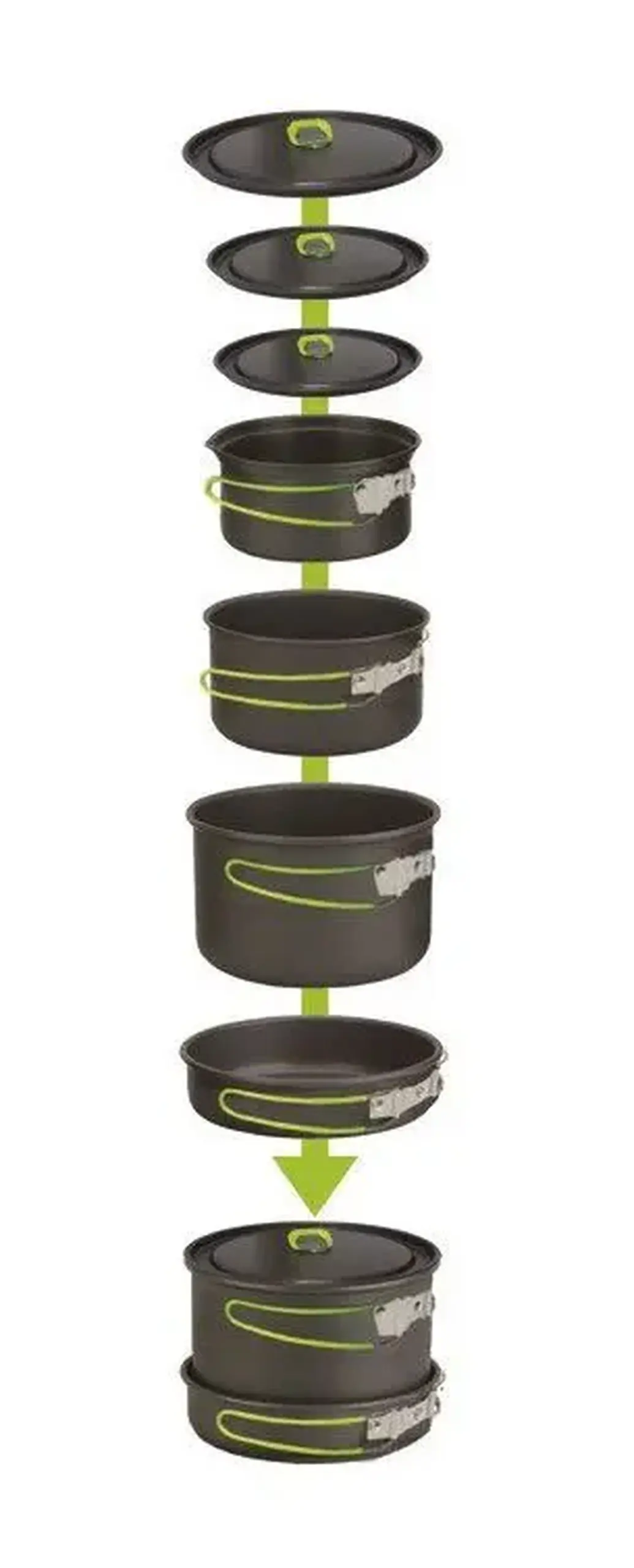 Set vase camping Pinguin Rover L