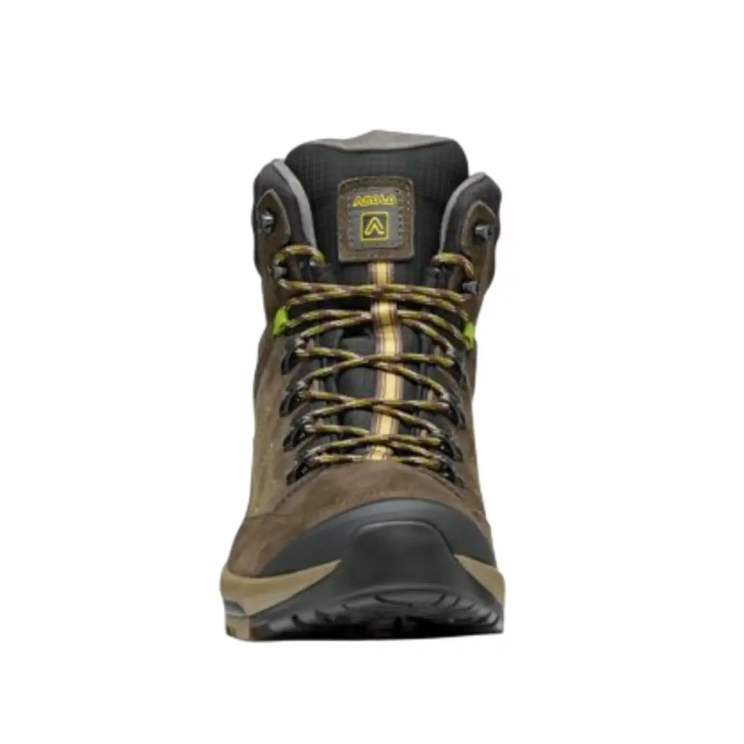 Bocanci Asolo Falcon Evo NBK GV - Culoare dark brown/lime