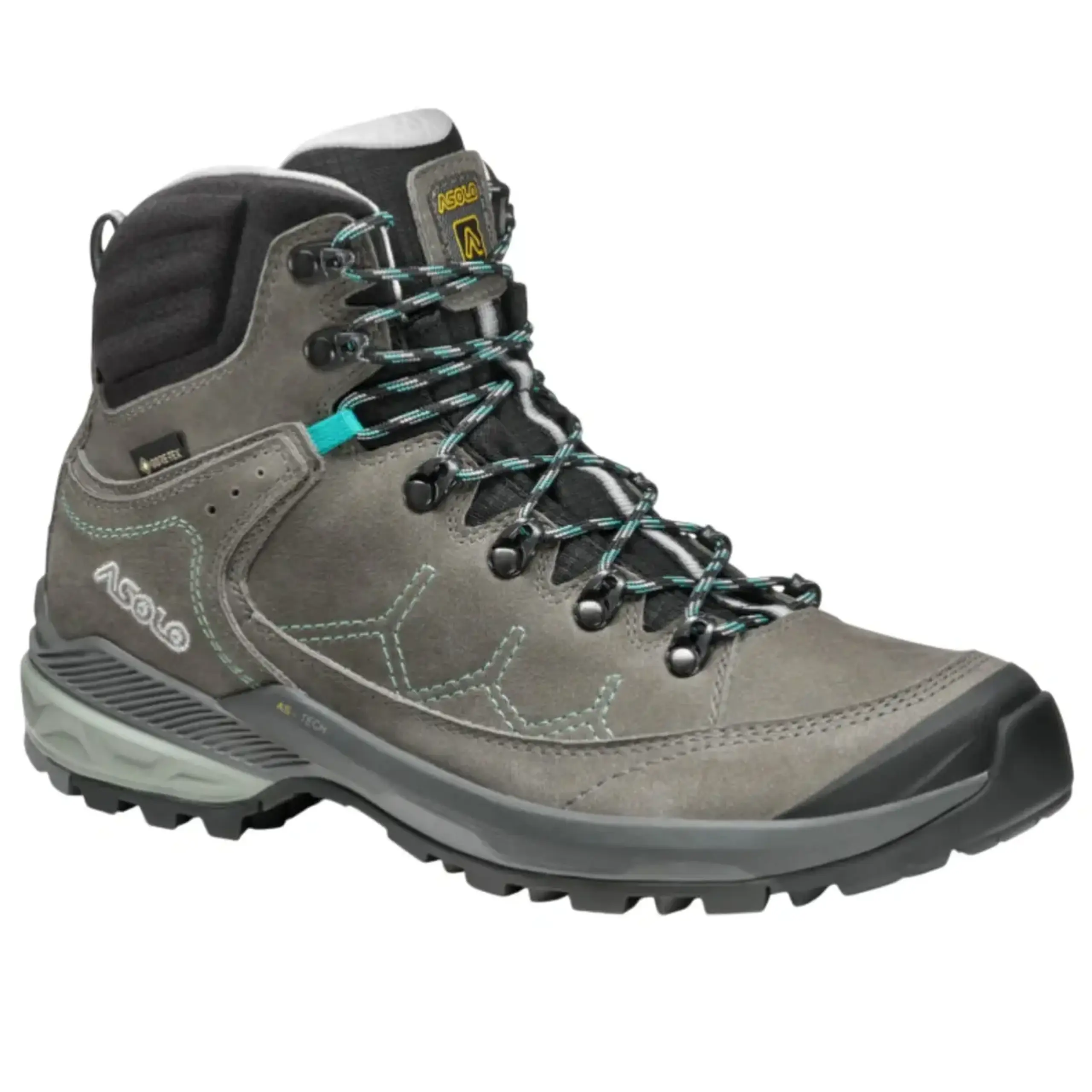 Bocanci Asolo Falcon Evo NBK GV W - Culoare graphite/aqua