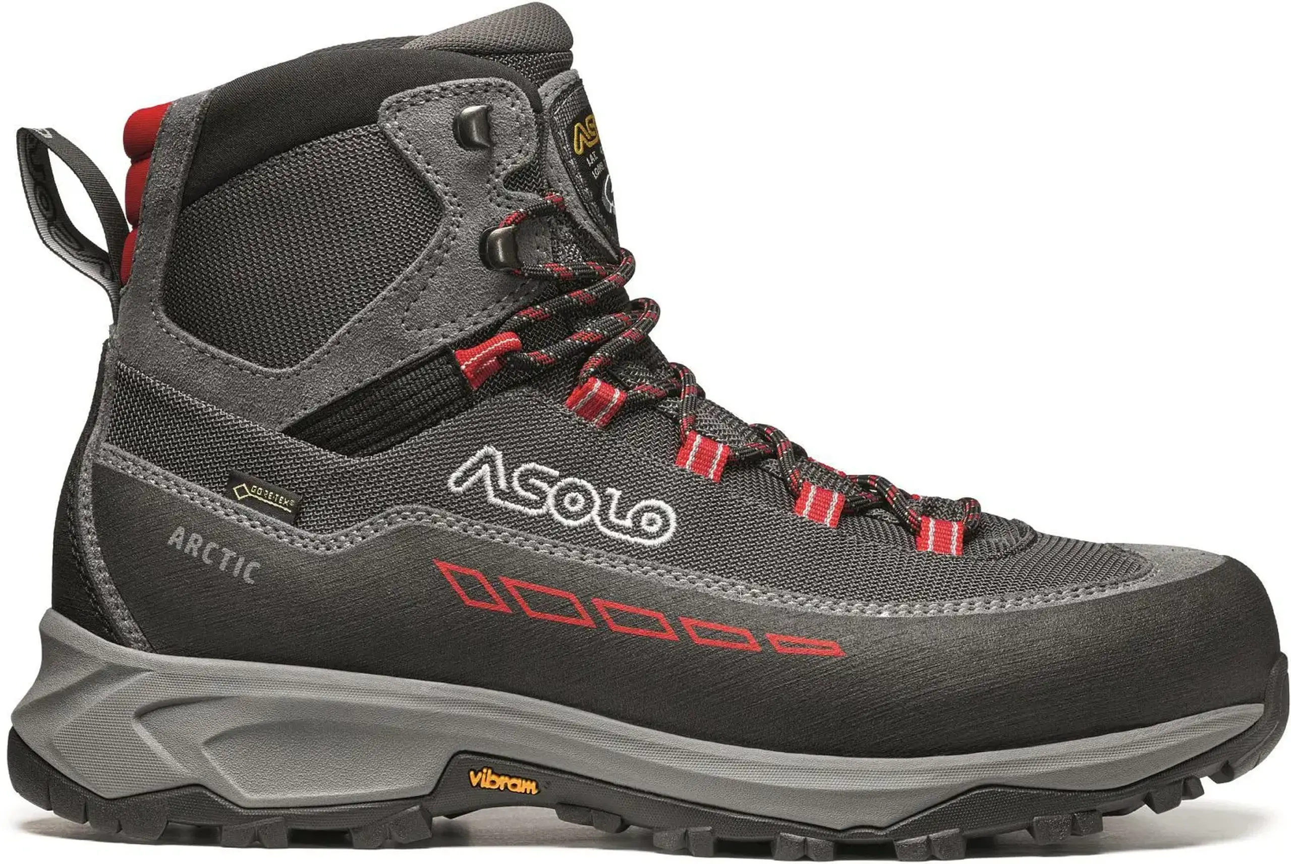 Bocanci Asolo Arctic GV grey/gunmetal/red - Размер обуви 42