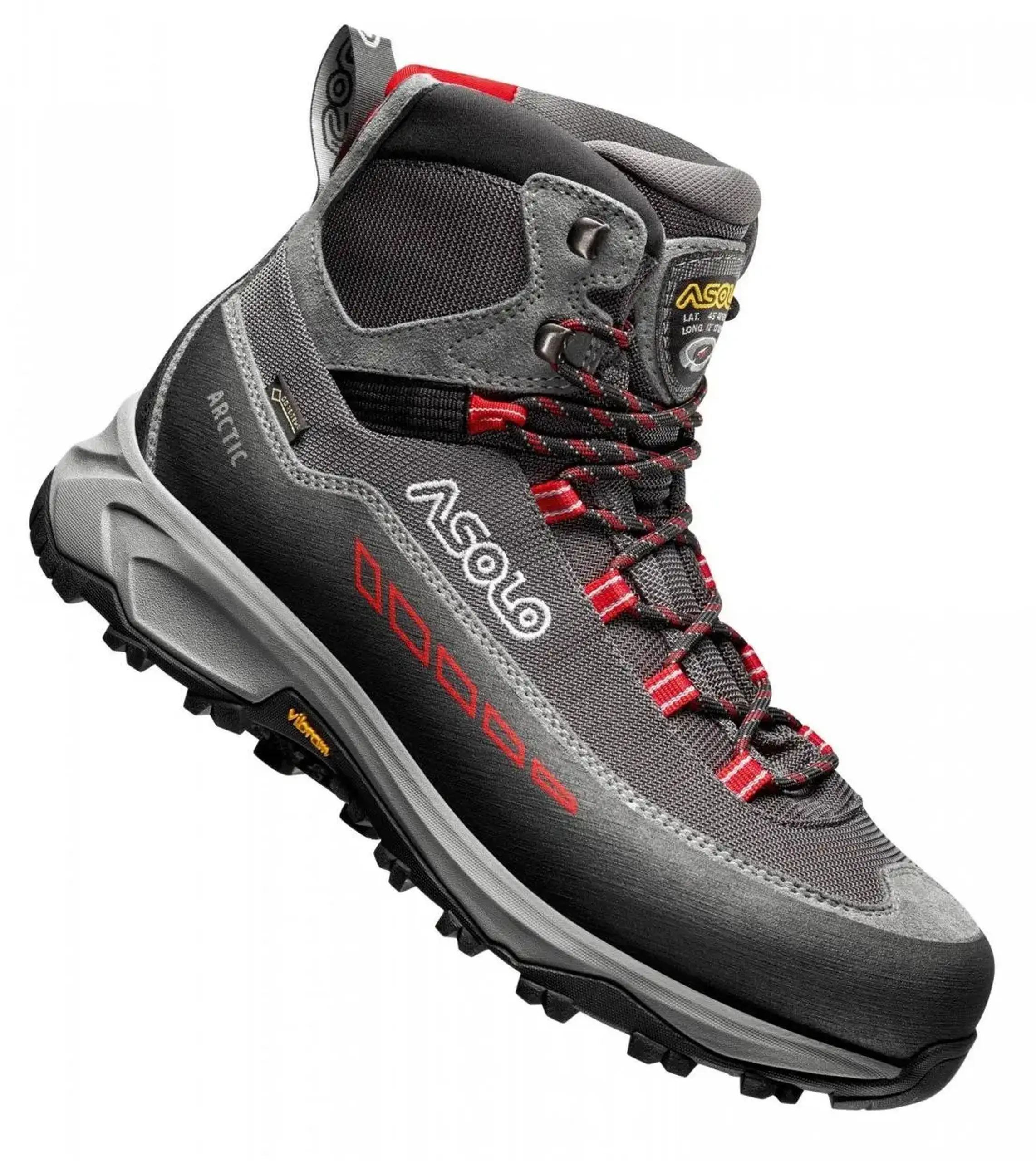 Bocanci Asolo Arctic GV grey/gunmetal/red - Размер обуви 42