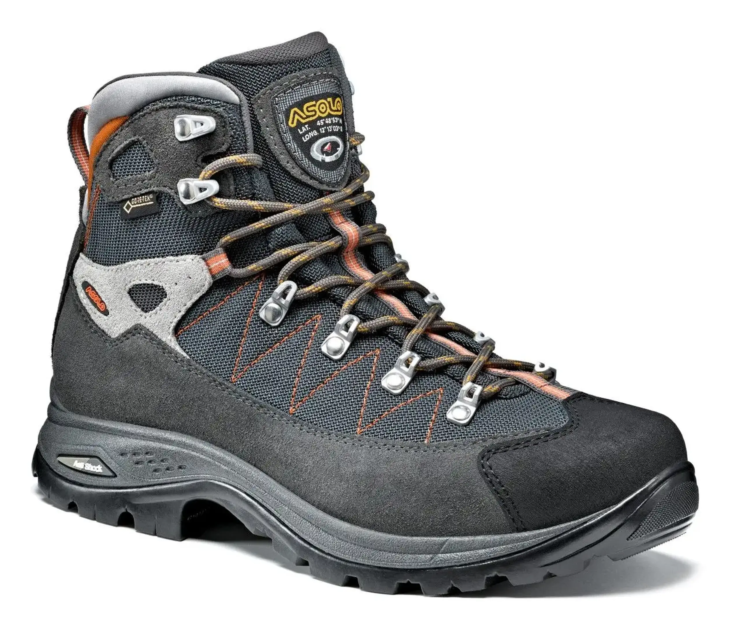 Bocanci Asolo Finder GV MM graphite/gunmetal - Размер обуви 45