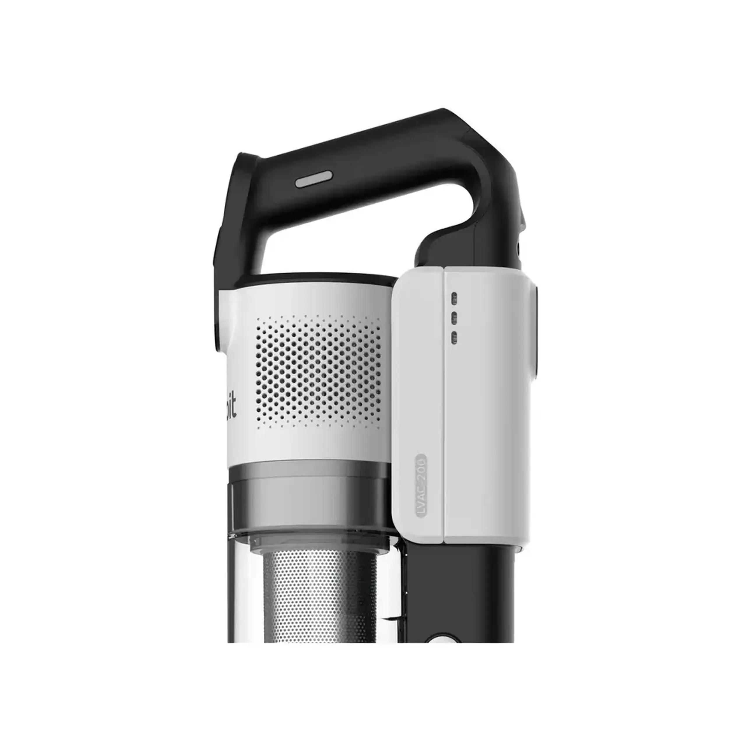 Aspirator vertical Levoit LVAC200, Autonomie 50 min, Recipient praf 750 ml, fara fir, Alb