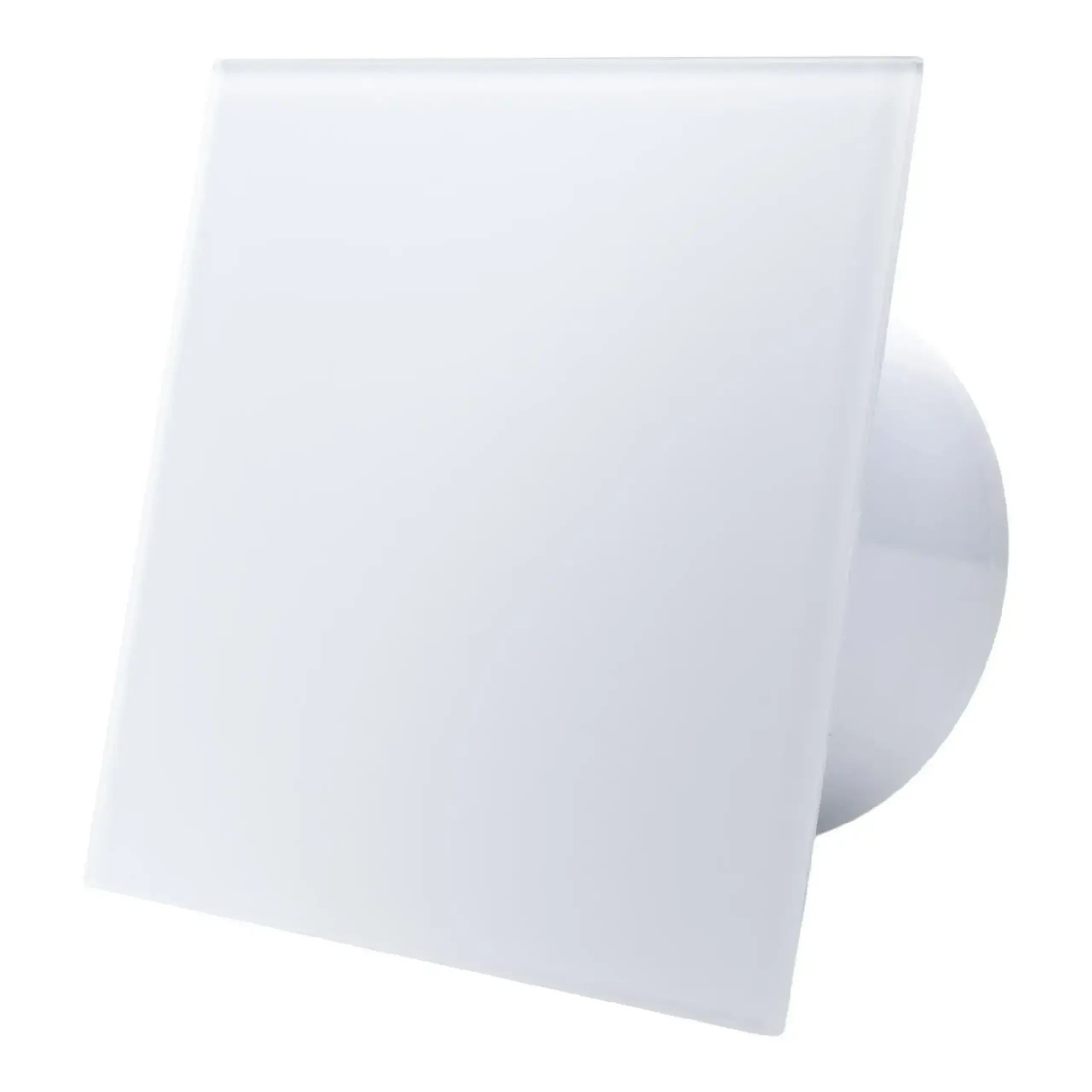Ventilator de baie Ecovent DECORA SMART, Ø100, Debit 93 m³/h, Senzor Umiditate, Alb Mat